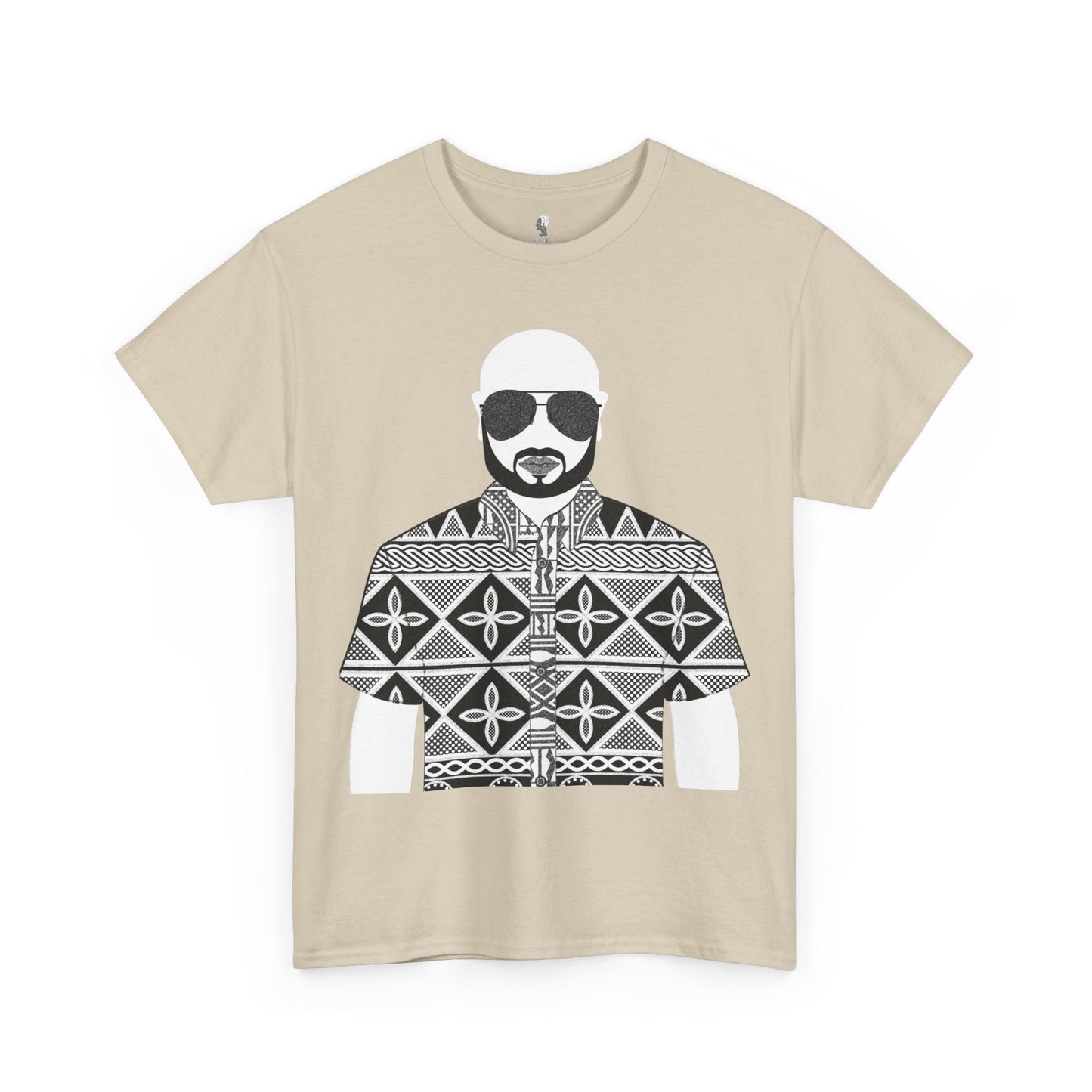 Le Monsieur(BW) in Toghu Unisex Heavy Cotton Tee
