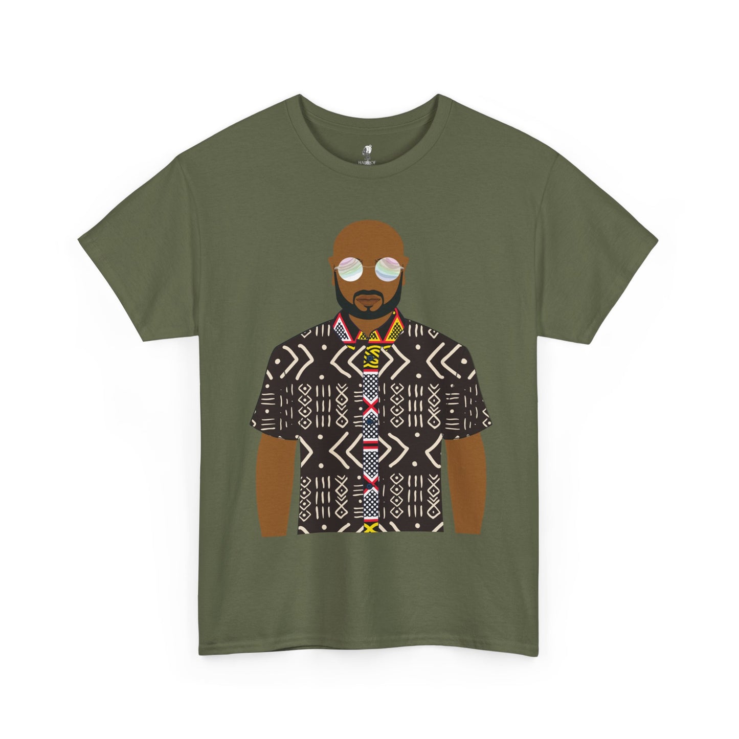 Le Monsieur Mudcloth Unisex Heavy Cotton Tee
