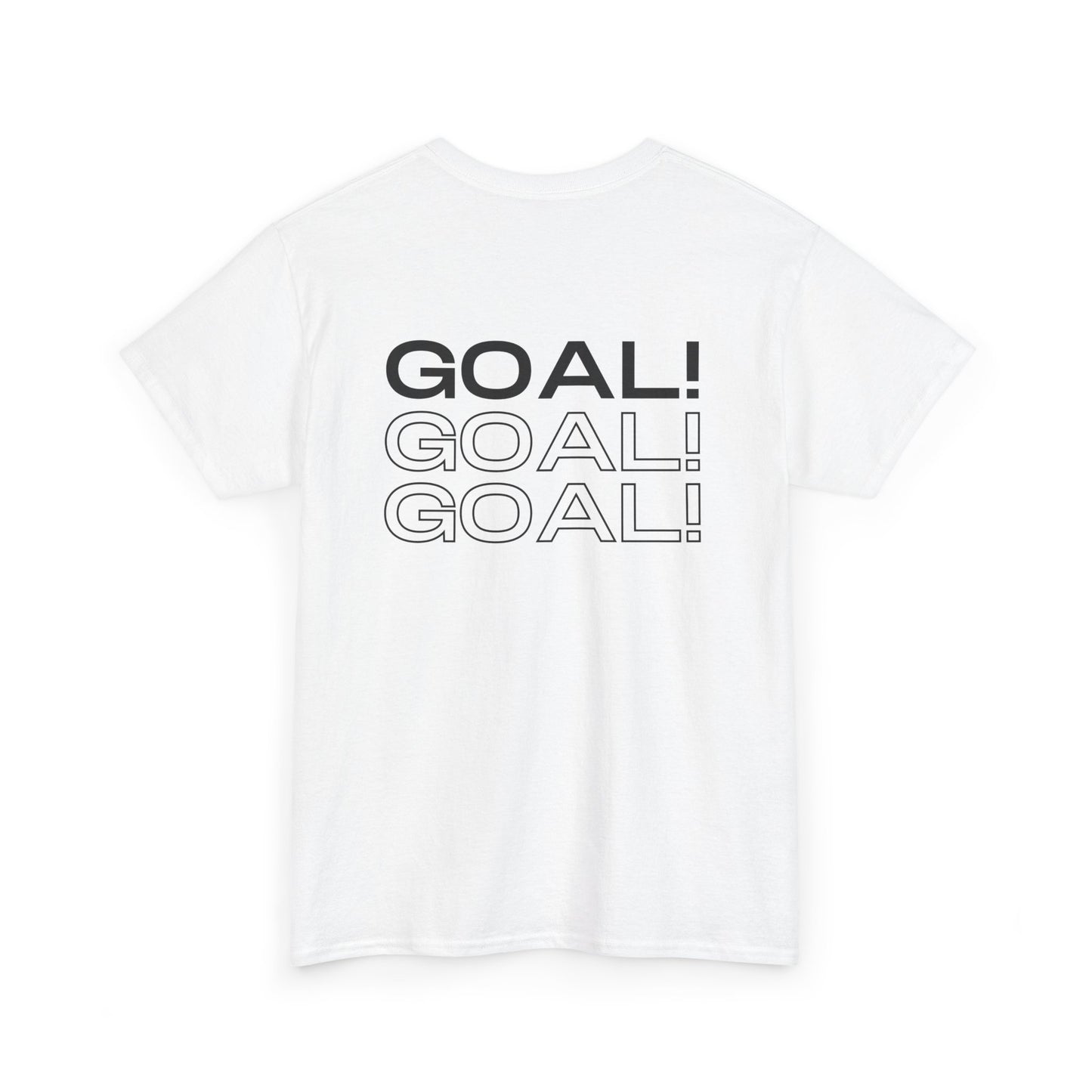 GOAL!! - BW Soccer Shoes on BW Ndop with Back Design Unisex Heavy Cotton Tee