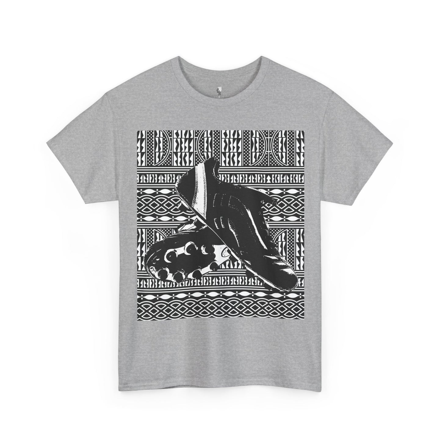 GOAL!! - BW Soccer Shoes on BW Ndop with Back Design Unisex Heavy Cotton Tee