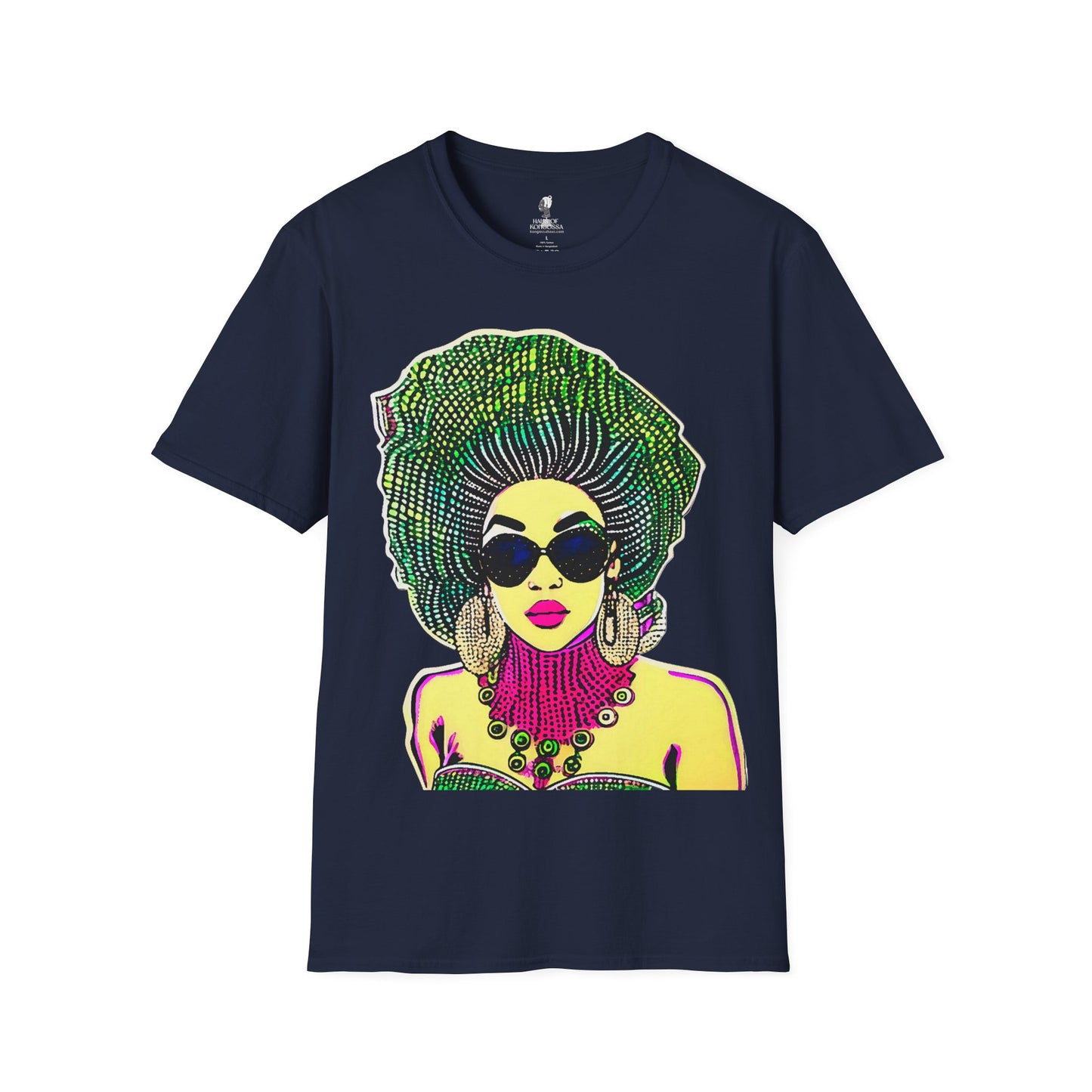 Madame Headtie(Color)  -  Unisex Softstyle T-Shirt