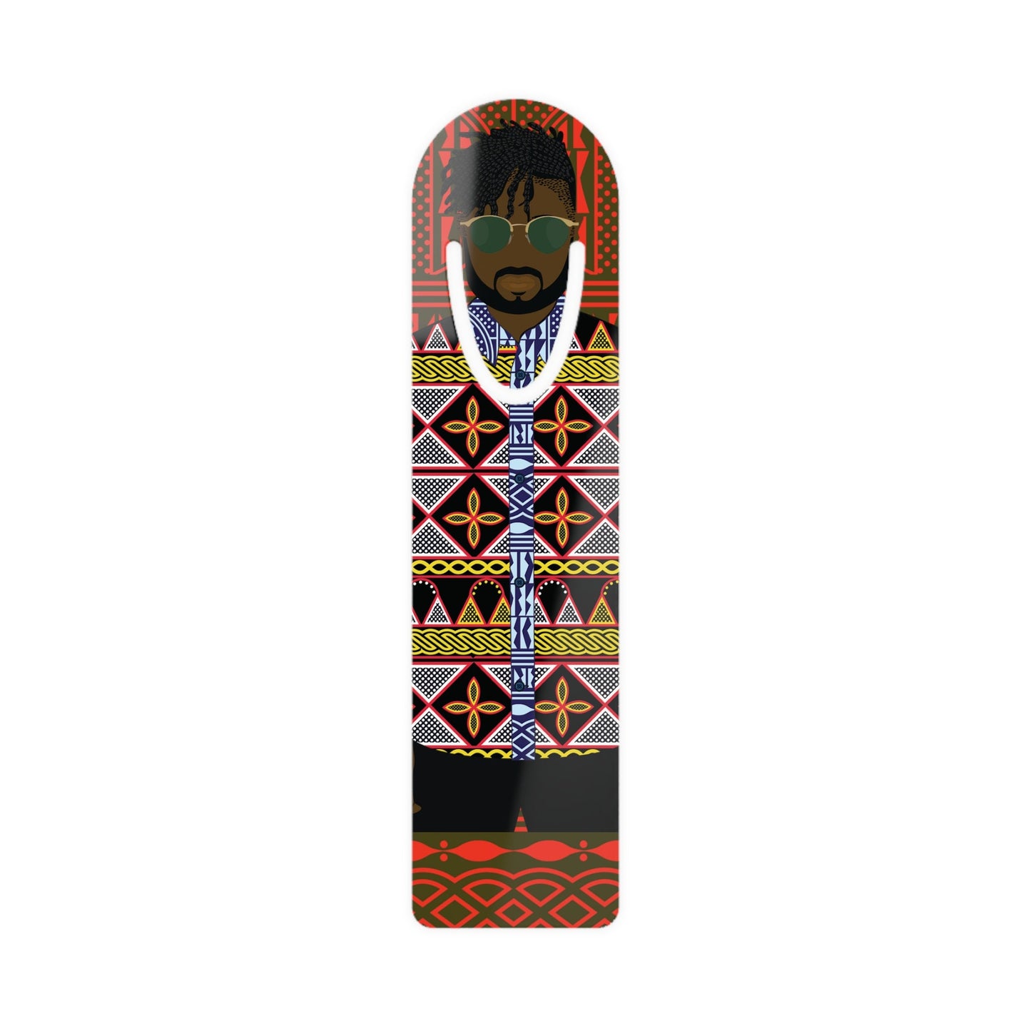 Pascale in Toghu Print Bookmark for avid quirky readers