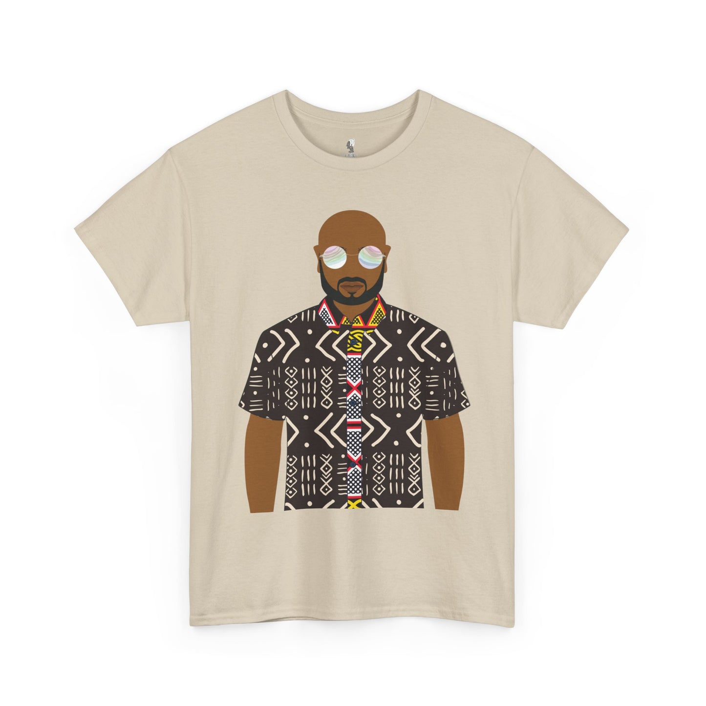 Le Monsieur Mudcloth Unisex Heavy Cotton Tee