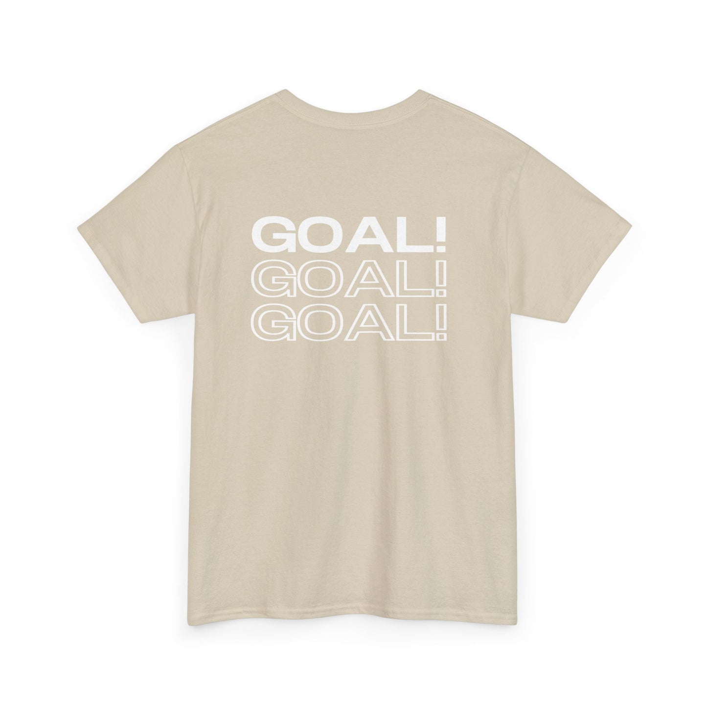 GOAL!! - BW Soccer Shoes on BW Ndop with Back Design Unisex Heavy Cotton Tee