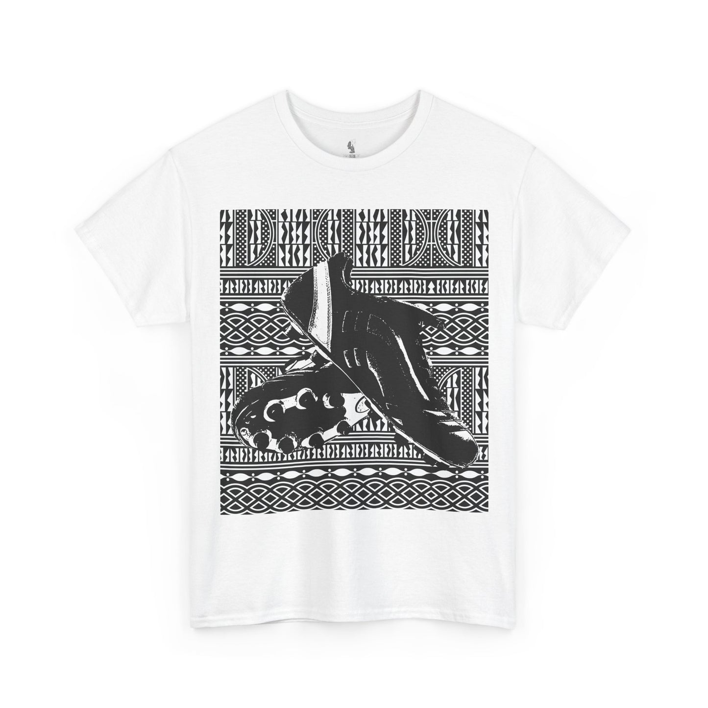 GOAL!! - BW Soccer Shoes on BW Ndop with Back Design Unisex Heavy Cotton Tee