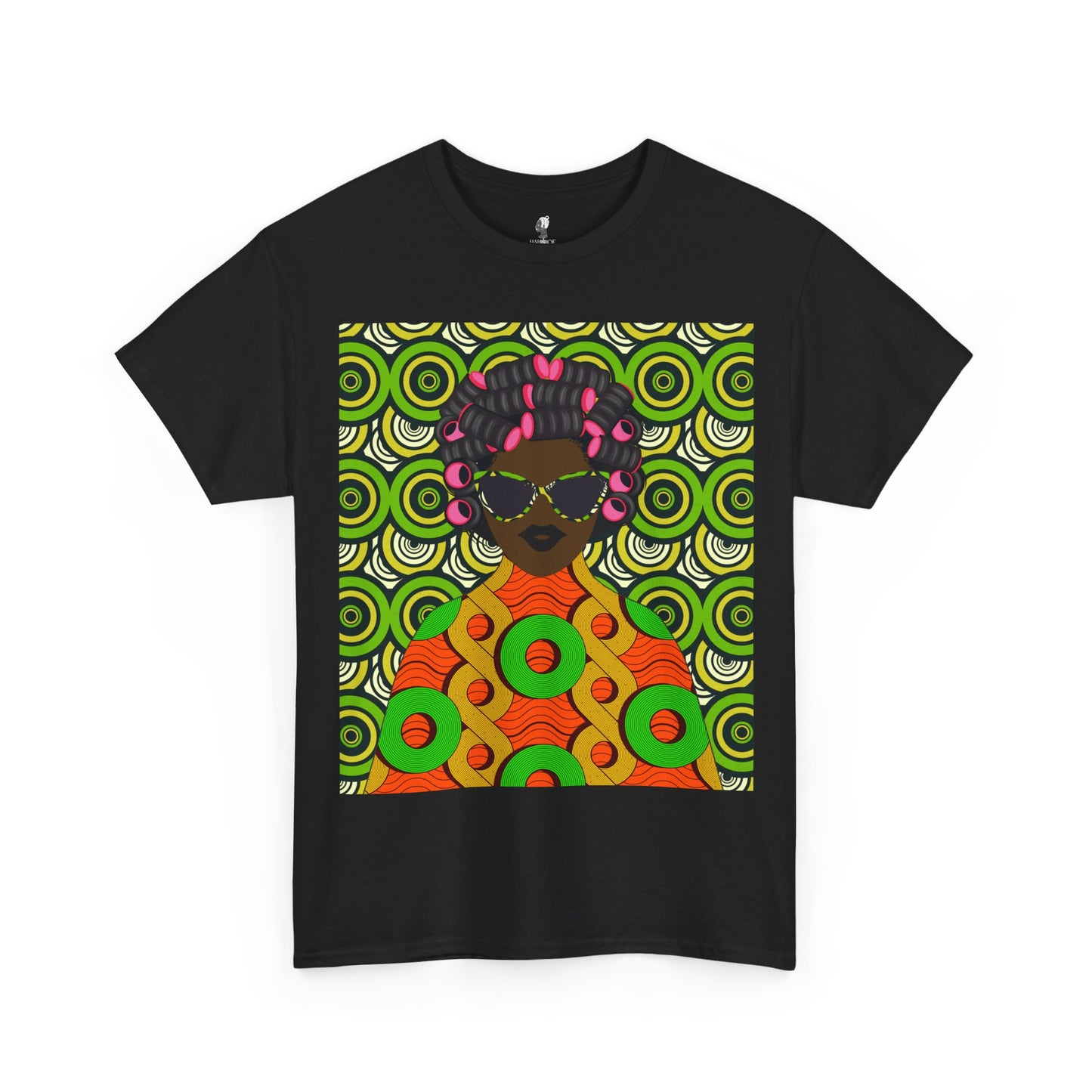 Chantal Circles Unisex T-Shirt for African Art Lovers, Afrocentric Clothing, African Heritage Top, Tee for Men and Women