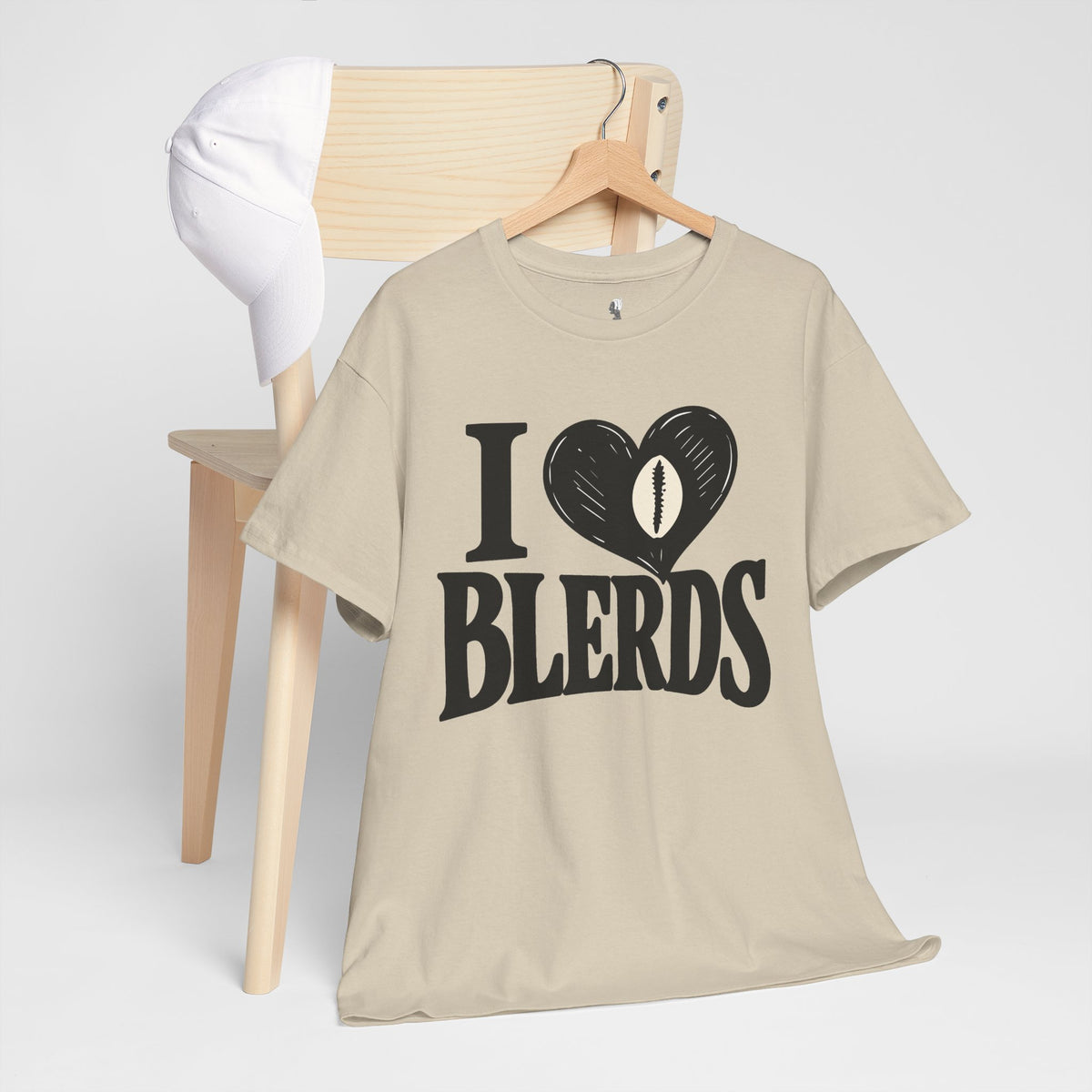 I Heart Blerds Unisex Heavy Cotton T-Shirt | Nerd Pride Tee, Geek Culture