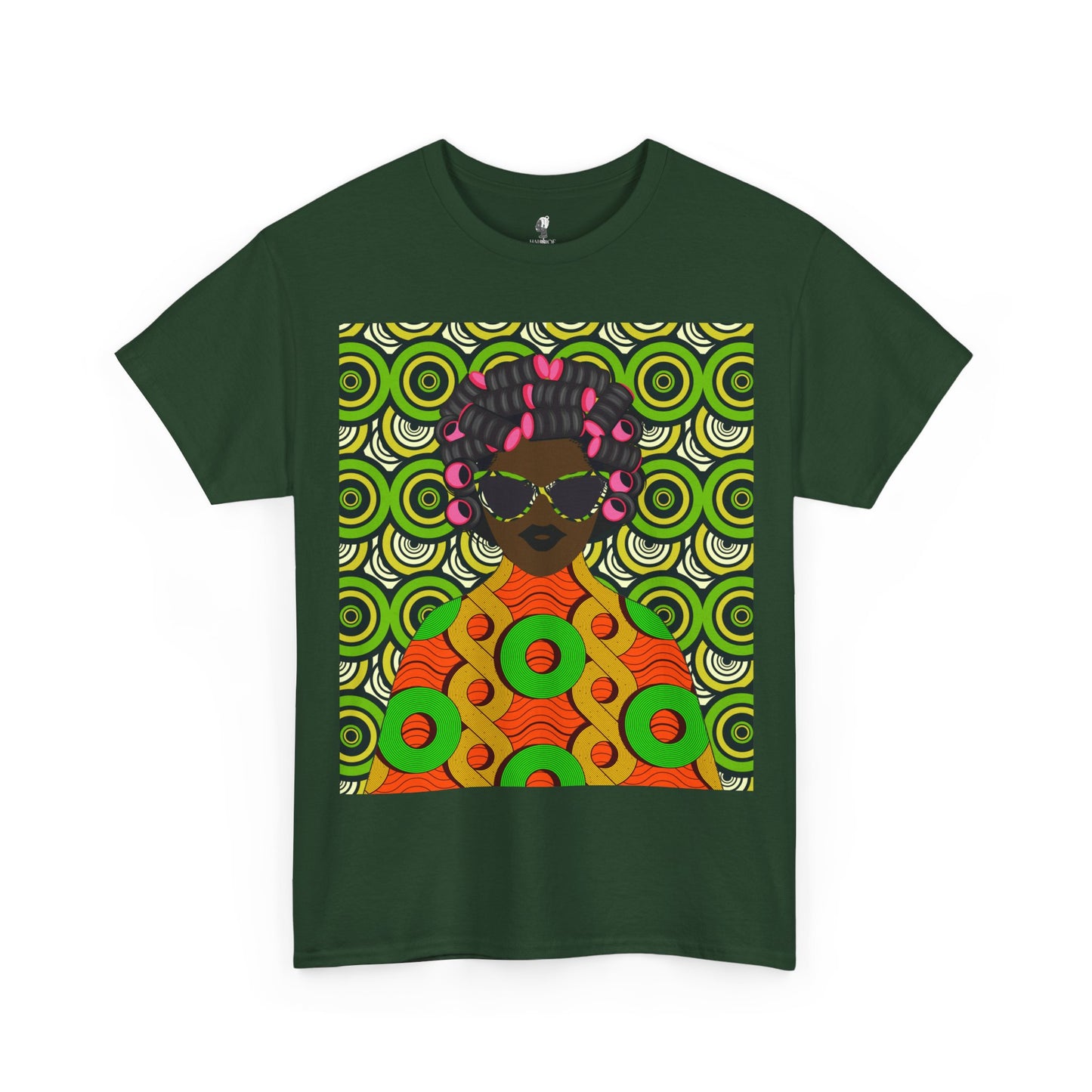 Chantal Circles Unisex T-Shirt for African Art Lovers, Afrocentric Clothing, African Heritage Top, Tee for Men and Women