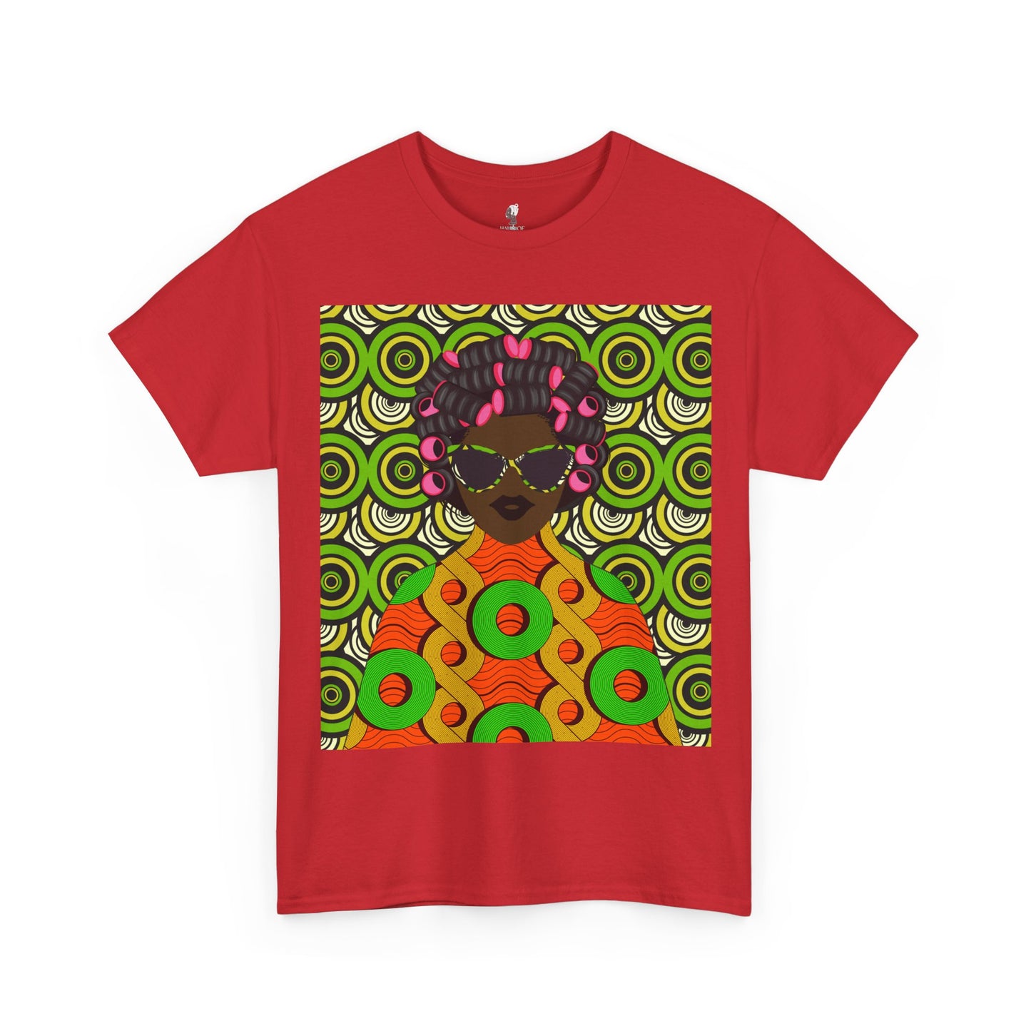 Chantal Circles Unisex T-Shirt for African Art Lovers, Afrocentric Clothing, African Heritage Top, Tee for Men and Women