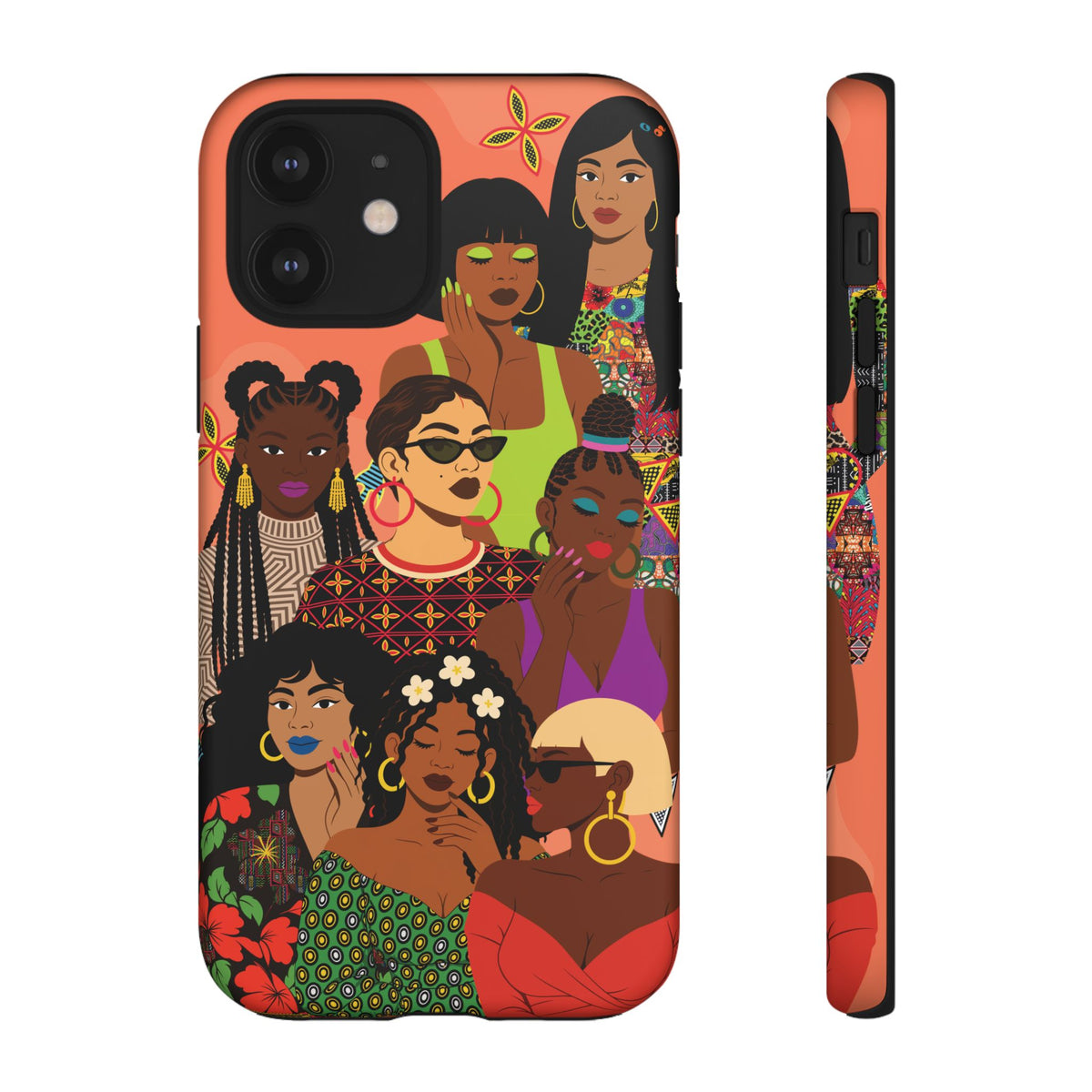 Black Girl Magic Collage Phone Case, African Art Design, Stylish Protective Cover for Samsung and iPhone, Unique Accessory, Gift Idea