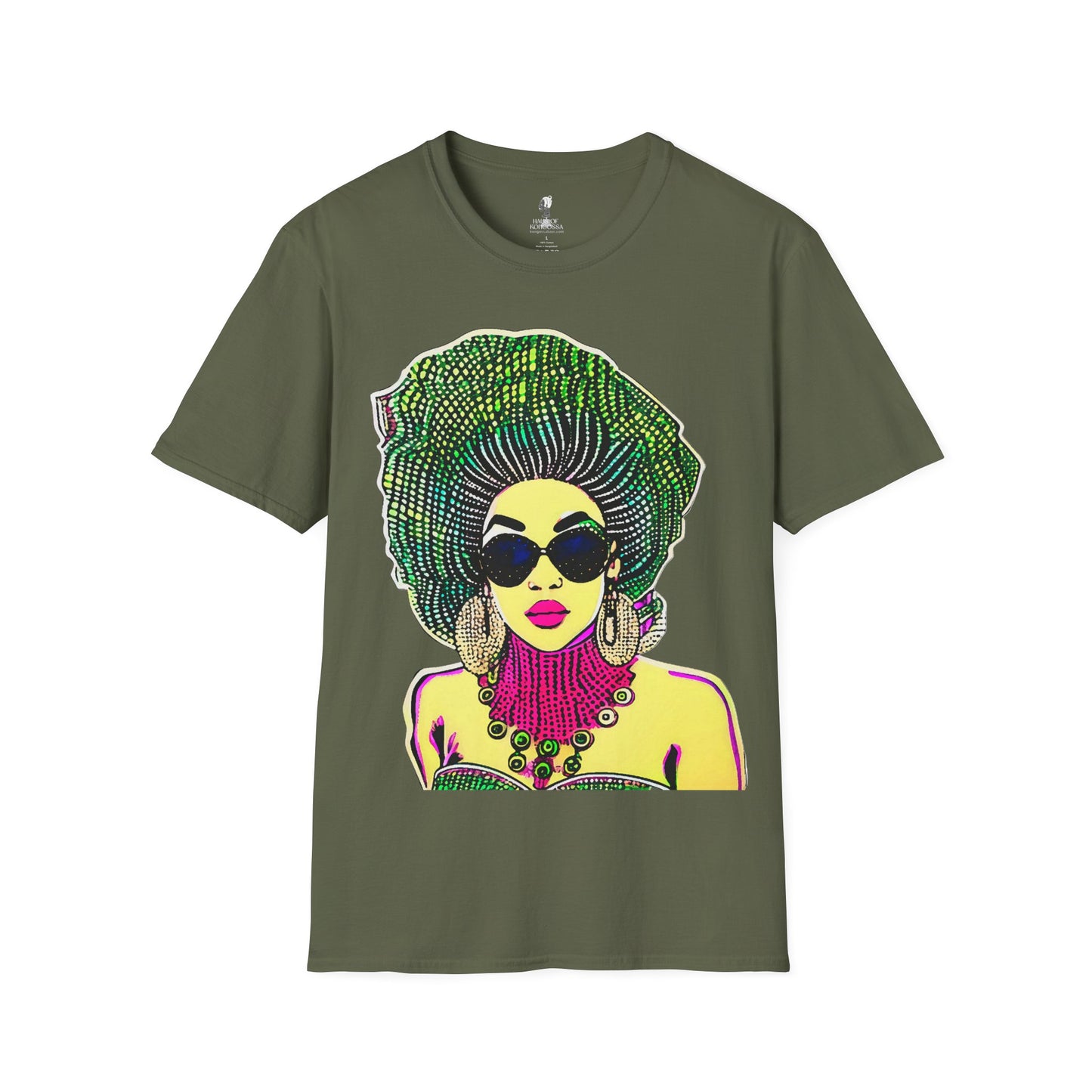 Madame Headtie(Color)  -  Unisex Softstyle T-Shirt