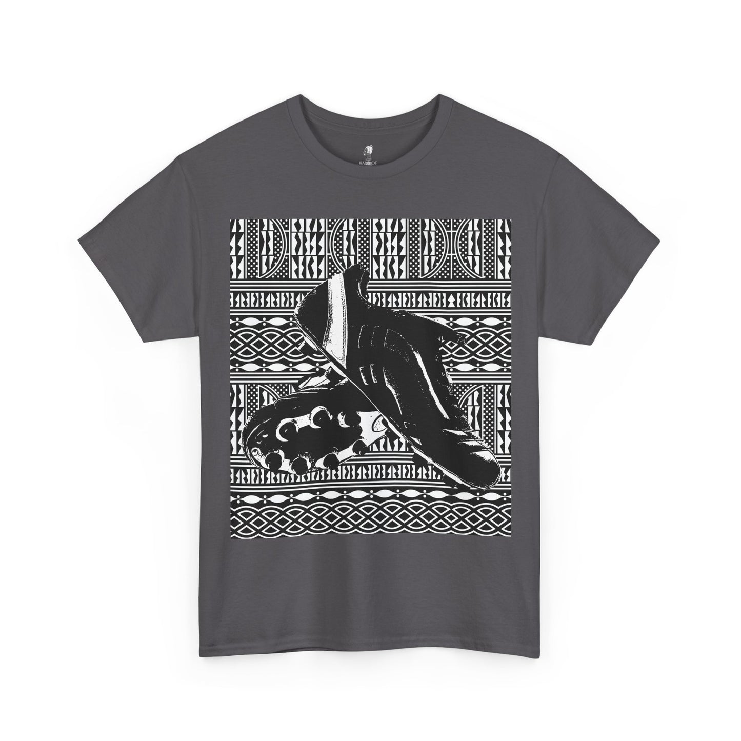 GOAL!! - BW Soccer Shoes on BW Ndop with Back Design Unisex Heavy Cotton Tee