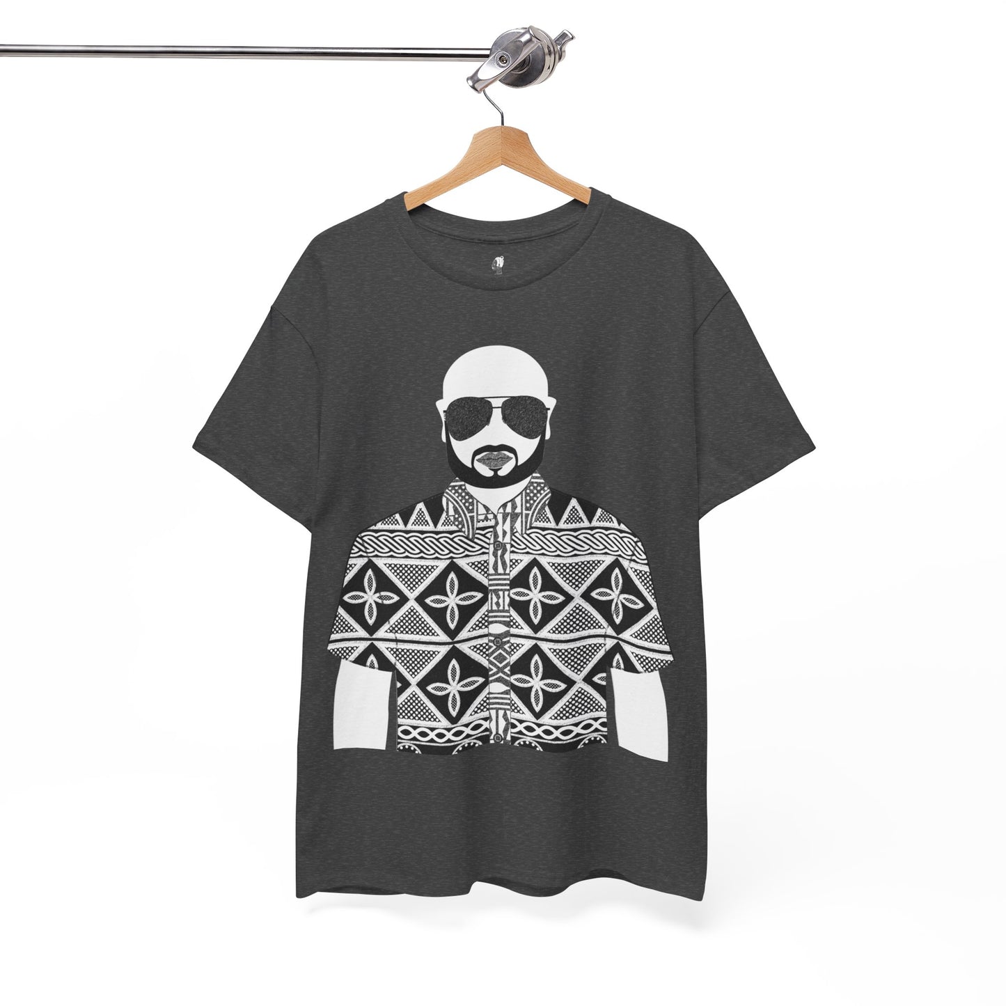 Le Monsieur(BW) in Toghu Unisex Heavy Cotton Tee