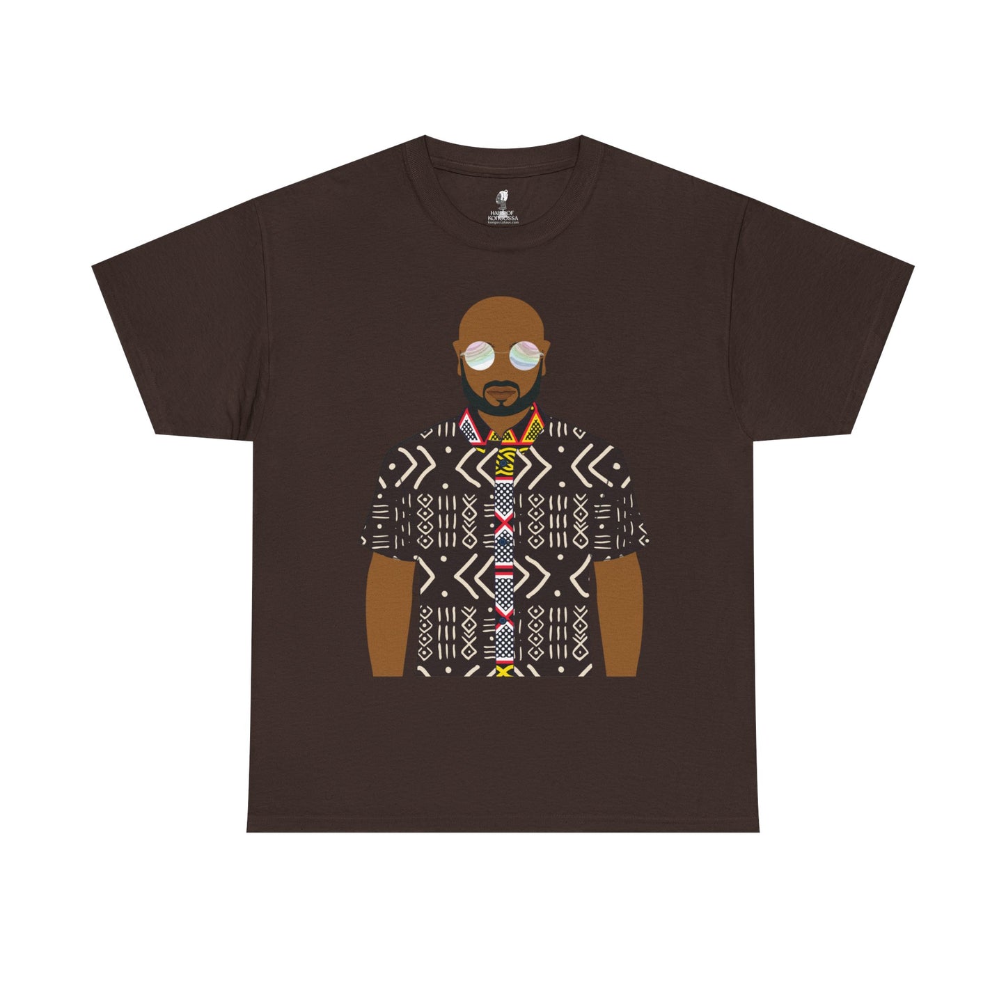 Le Monsieur Mudcloth Unisex Heavy Cotton Tee