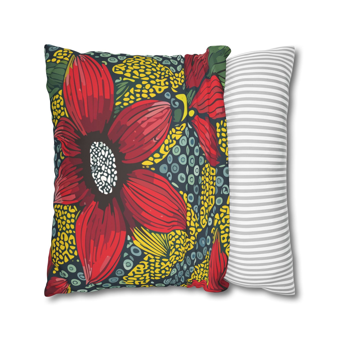 Toile Aristocrat Couple on Argyle Faux Suede Pillow Case, Decorative Throw Pillow Case Cover, Unique Home Decor Accent, Square Sofa Accessory