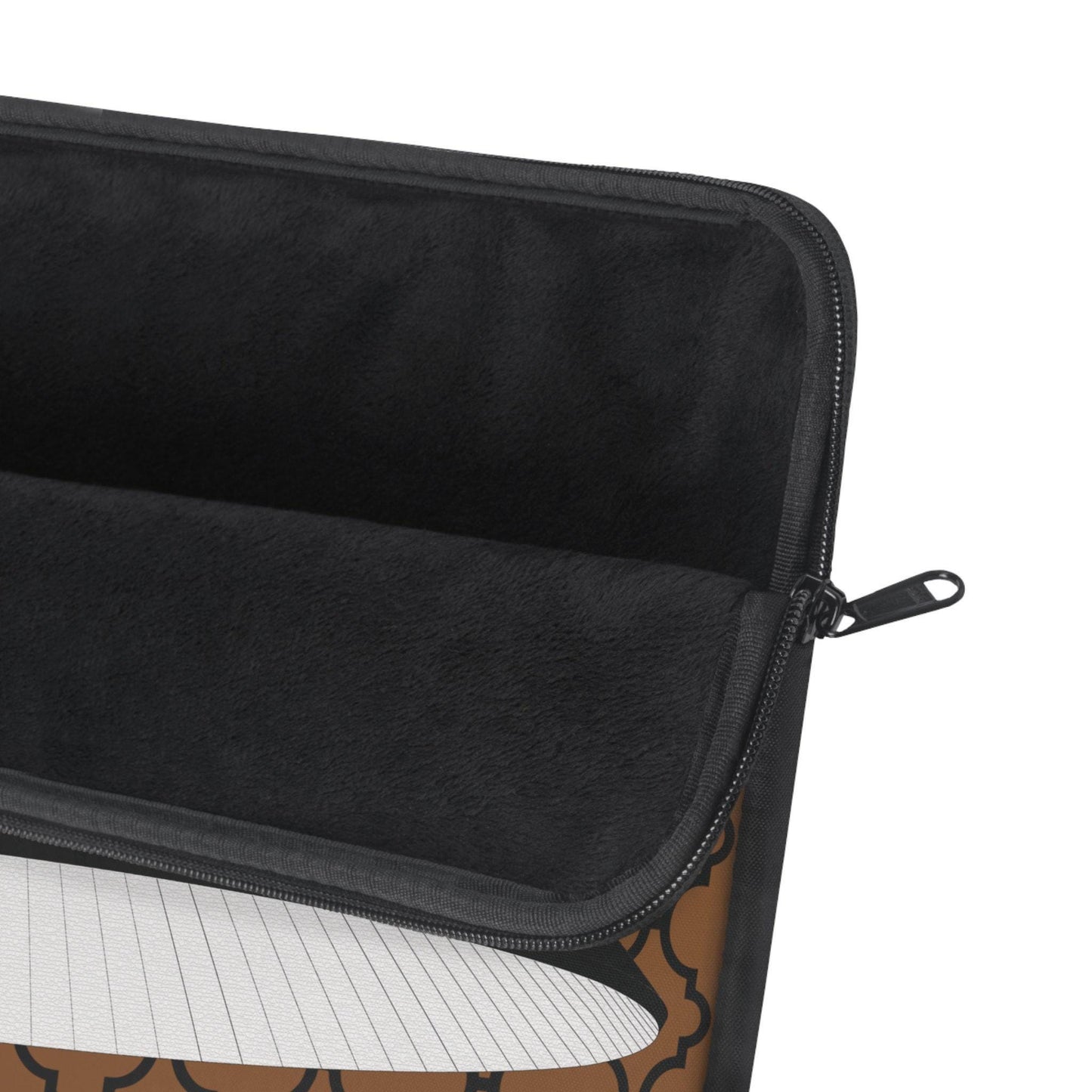 Fulani Hat Laptop Sleeve: African Argyle Print, Designer Computer Bag, Pro Macbook Air Sleeve