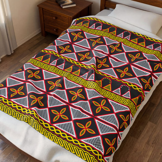 Yellow Toghu Velveteen Plush Blanket