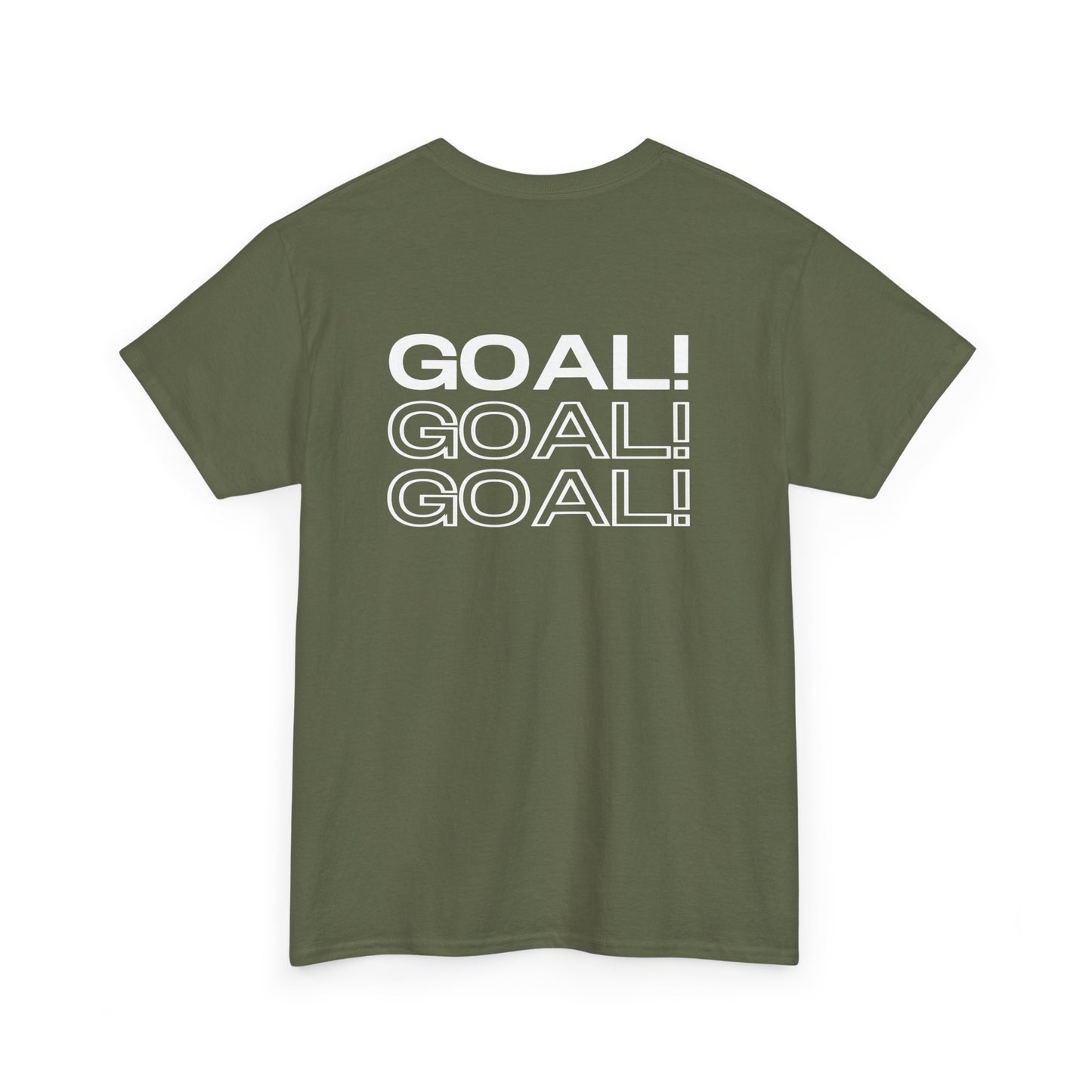 GOAL!! - BW Soccer Shoes on BW Ndop with Back Design Unisex Heavy Cotton Tee