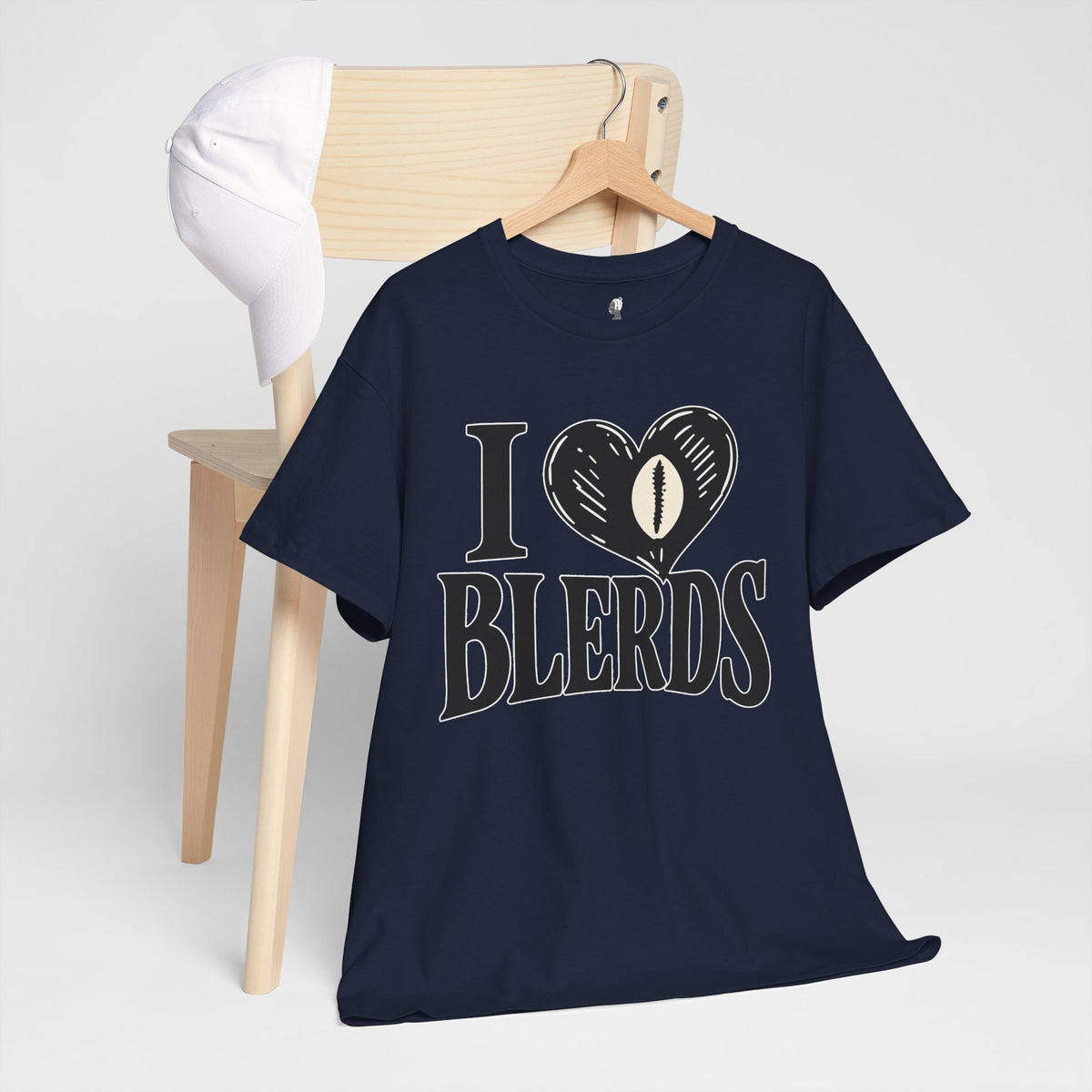 I Heart Blerds Unisex Heavy Cotton T-Shirt | Nerd Pride Tee, Geek Culture