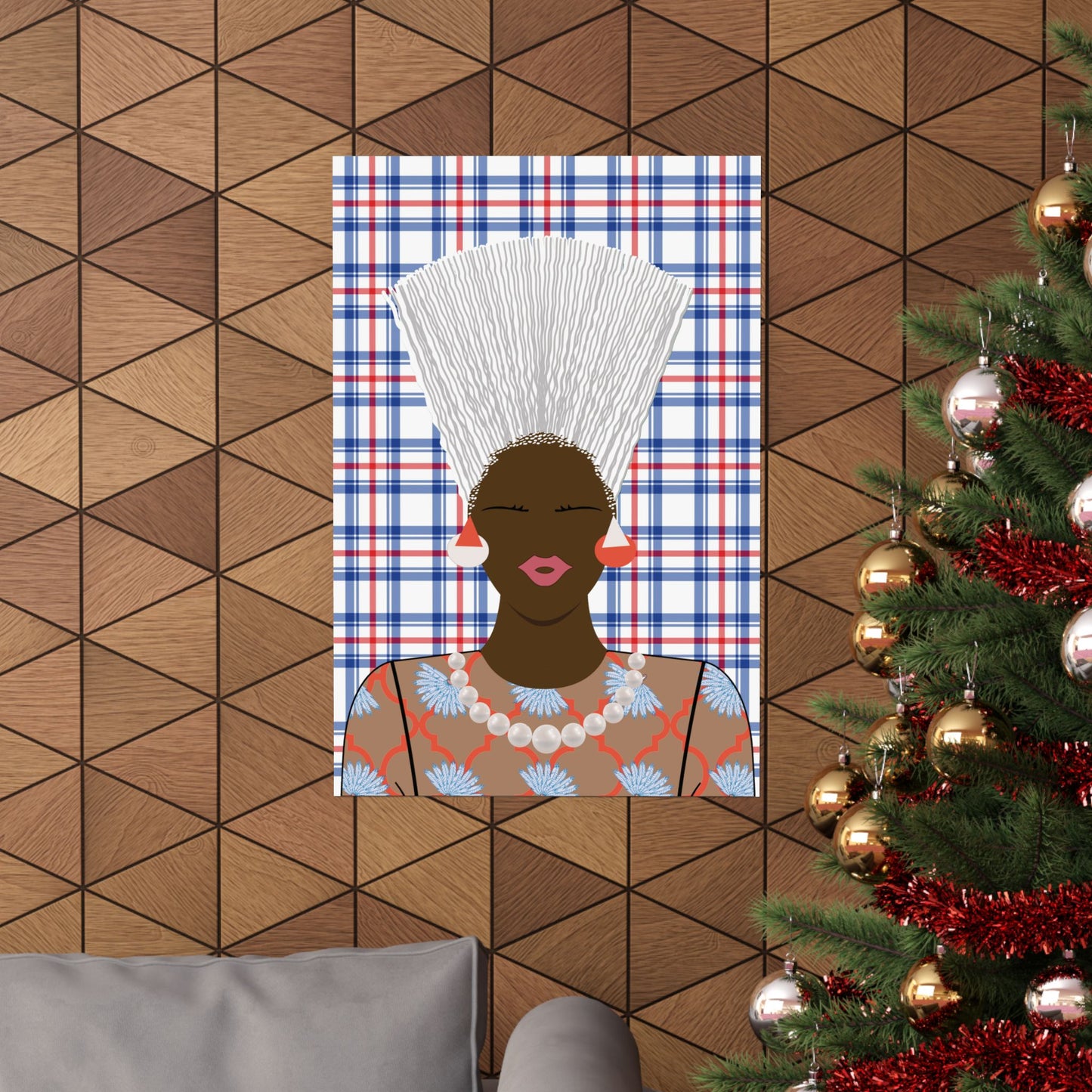 Nef in Brown - Mukuta Bag Premium Matte Vertical Posters
