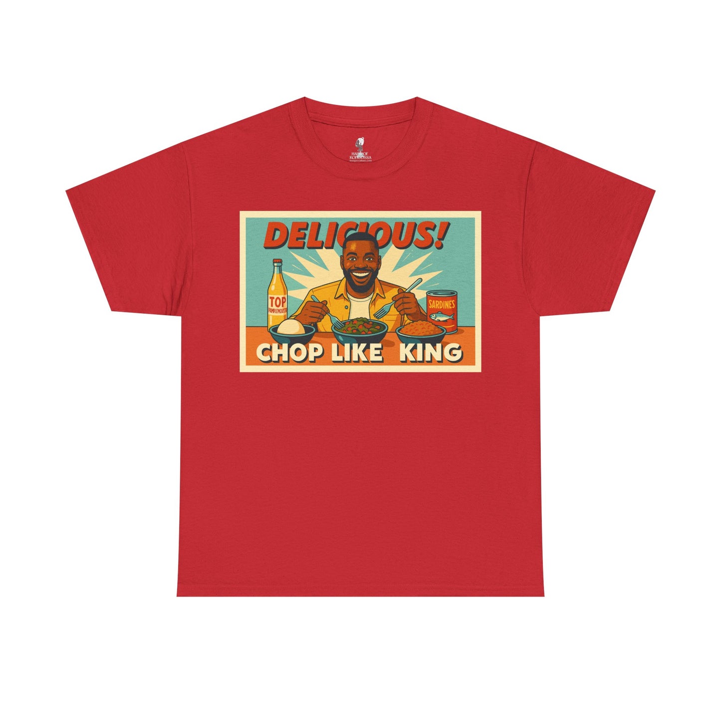 Chop Like King Back to School Tee, Unisex T-Shirt, Gift for Students, Funny School Tee, School Supplies Shirt