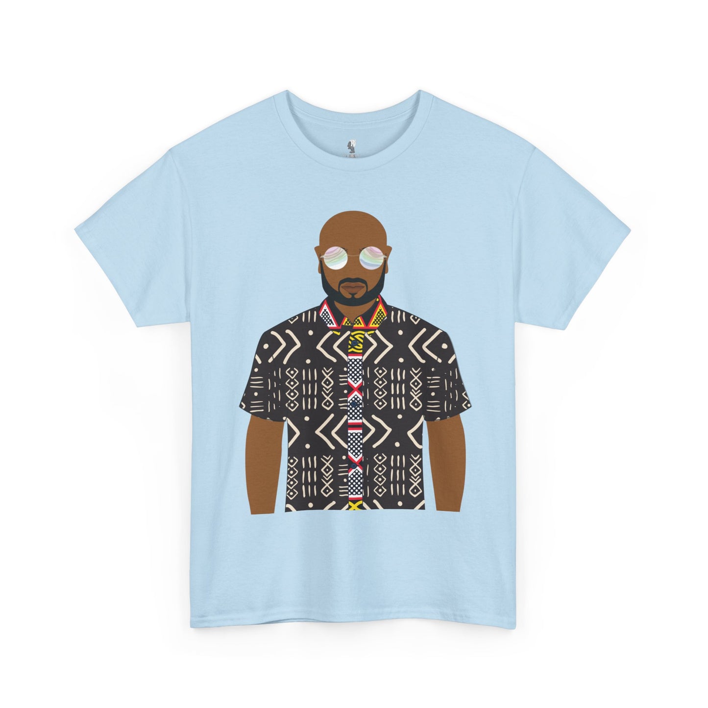 Le Monsieur Mudcloth Unisex Heavy Cotton Tee