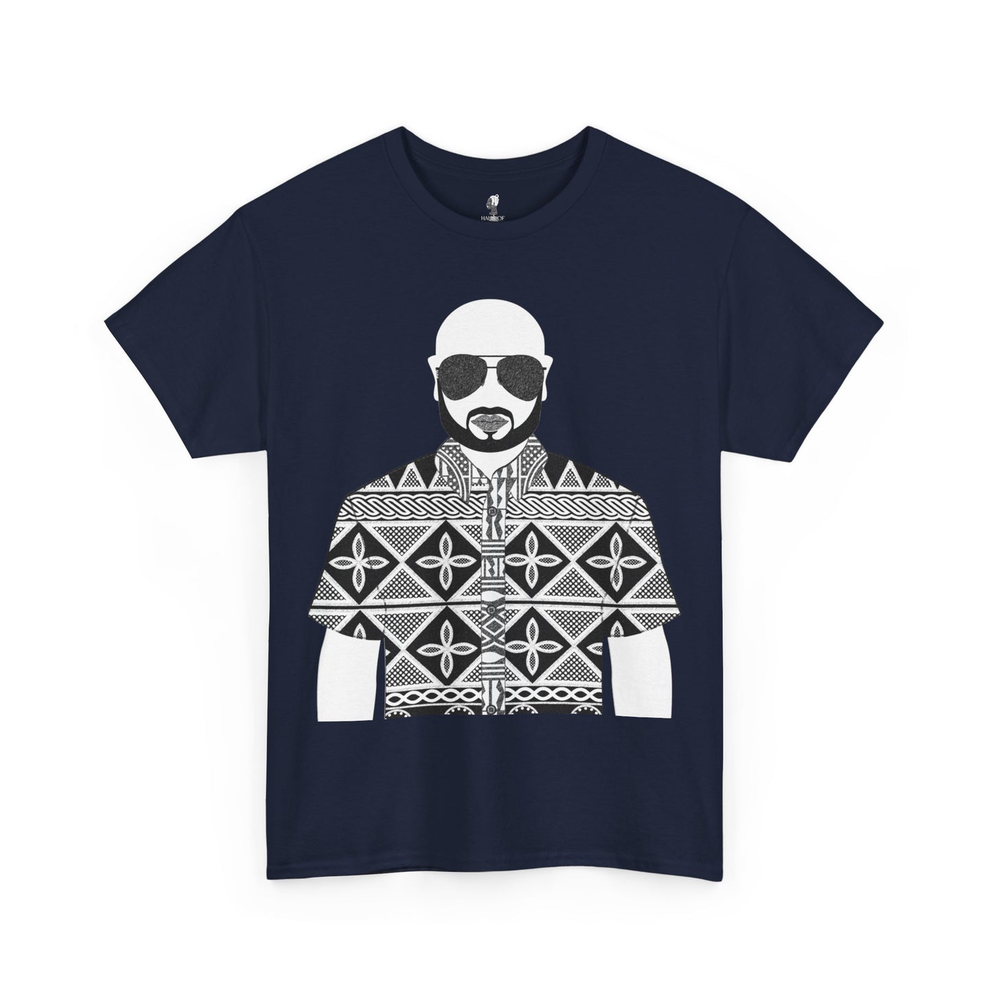 Le Monsieur(BW) in Toghu Unisex Heavy Cotton Tee