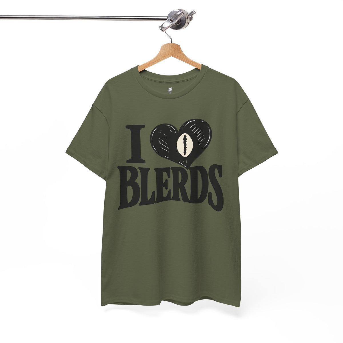 I Heart Blerds Unisex Heavy Cotton T-Shirt | Nerd Pride Tee, Geek Culture