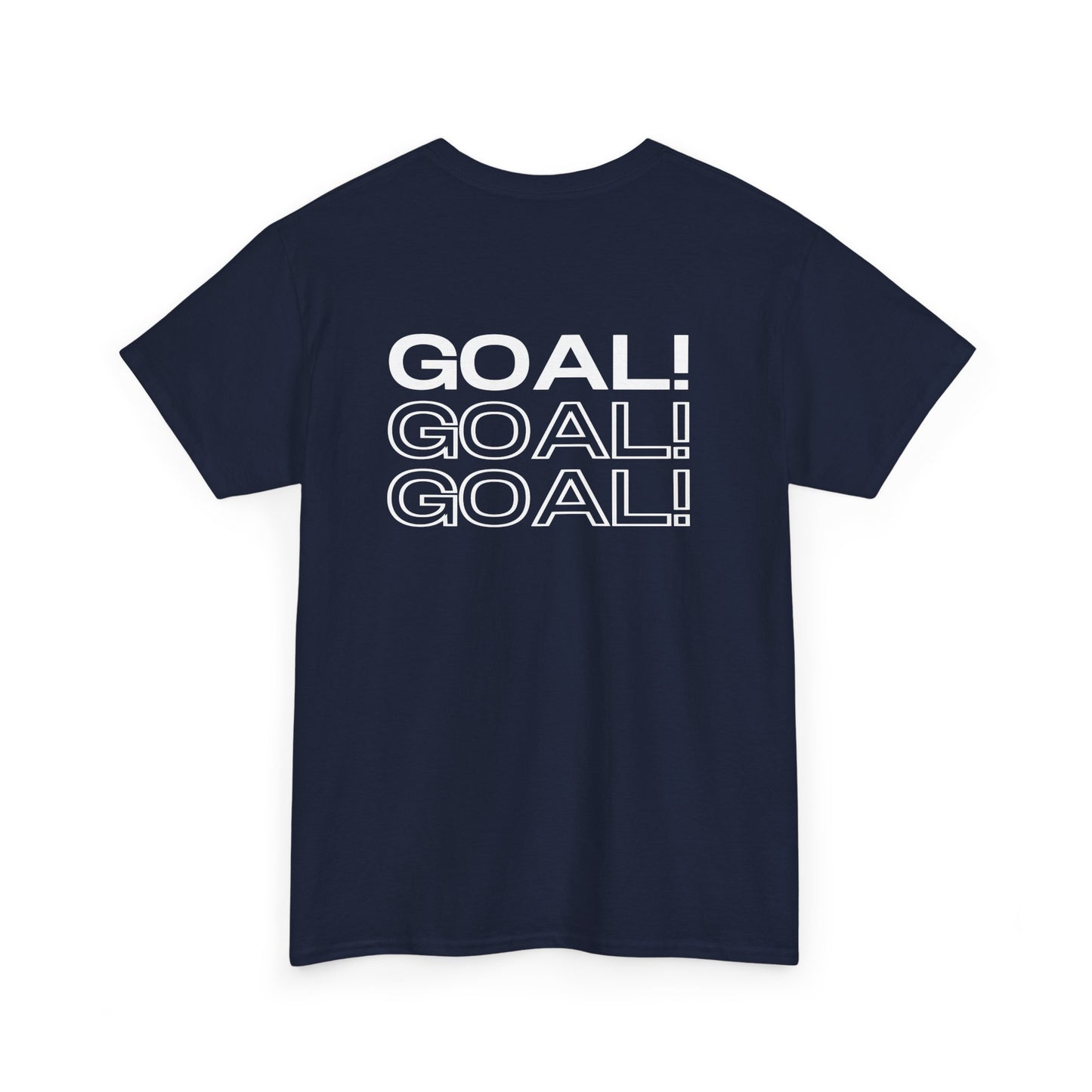 GOAL!! - BW Soccer Shoes on BW Ndop with Back Design Unisex Heavy Cotton Tee