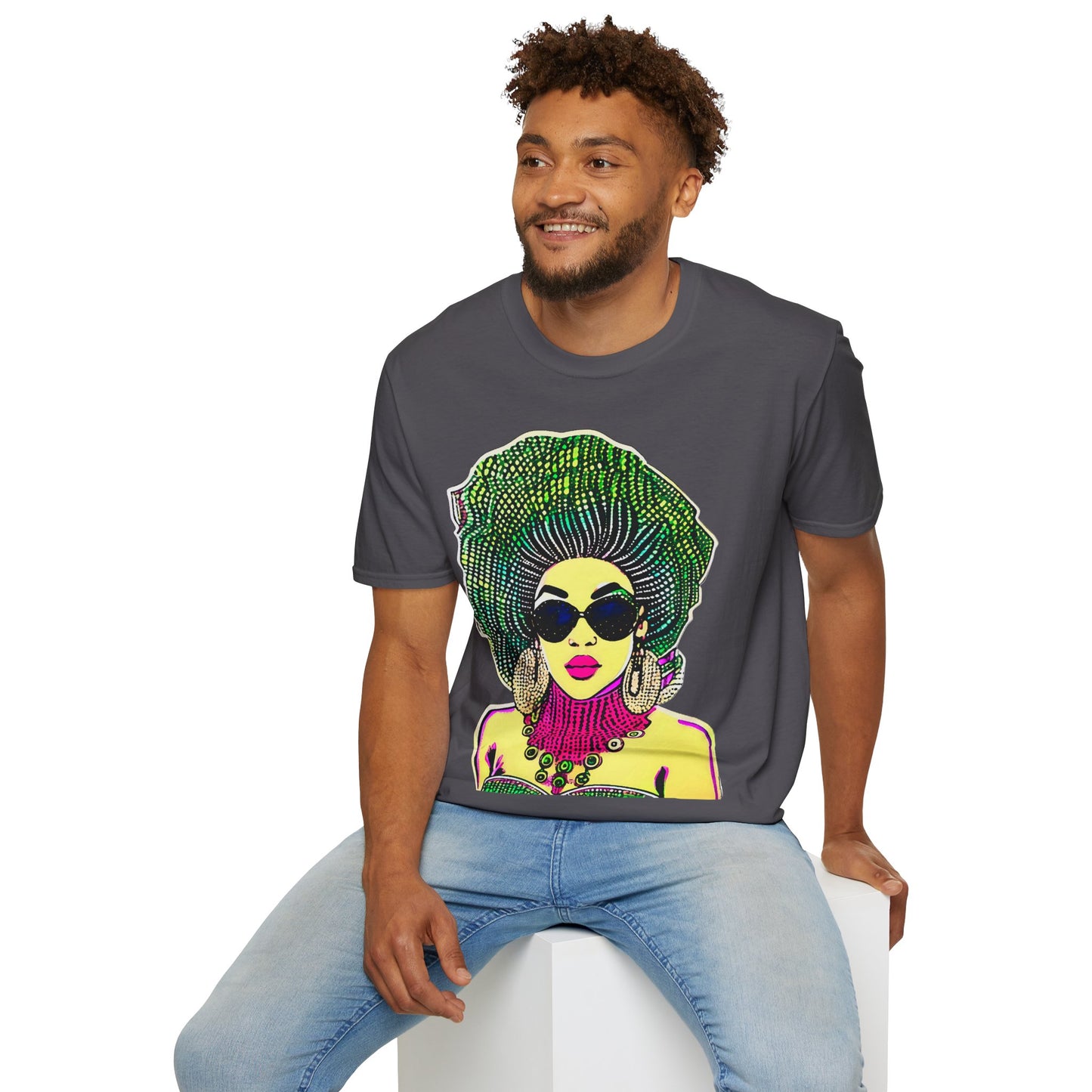 Madame Headtie(Color)  -  Unisex Softstyle T-Shirt
