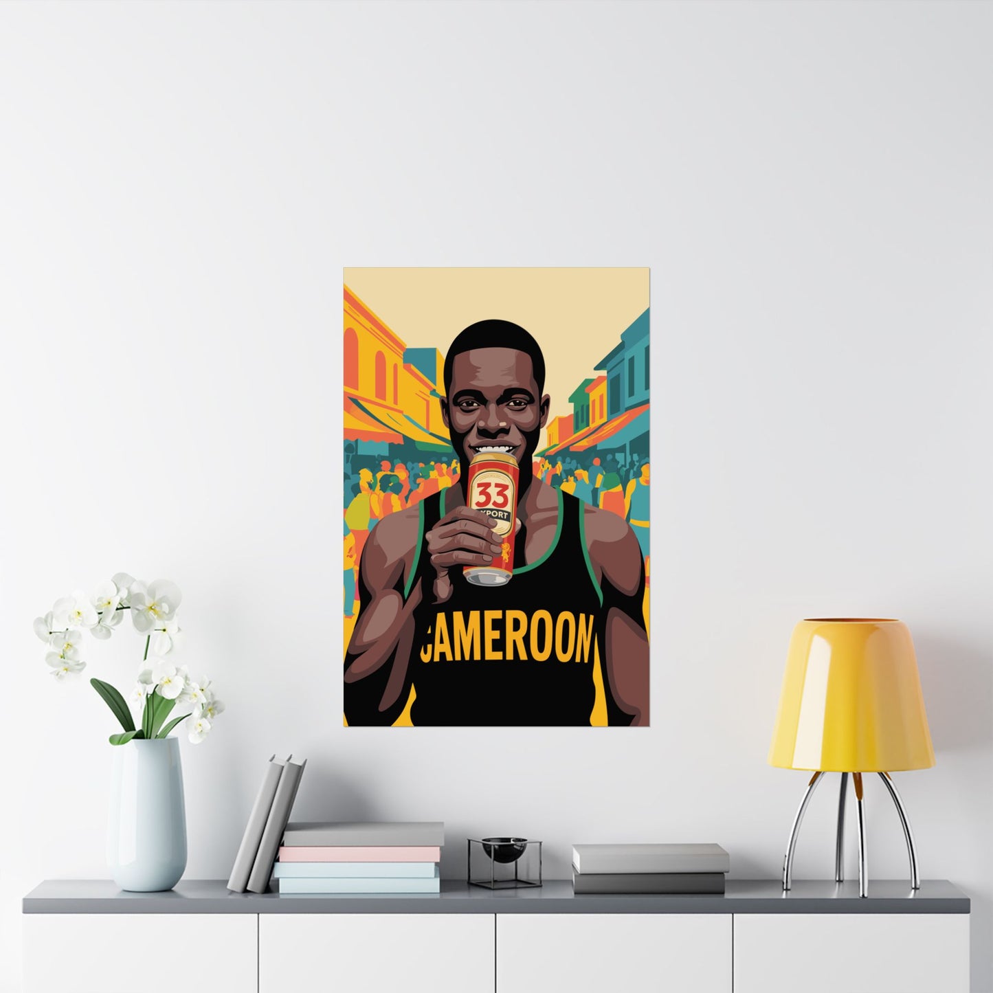 Beer Lover Satin Poster, Kitchen Wall Art,