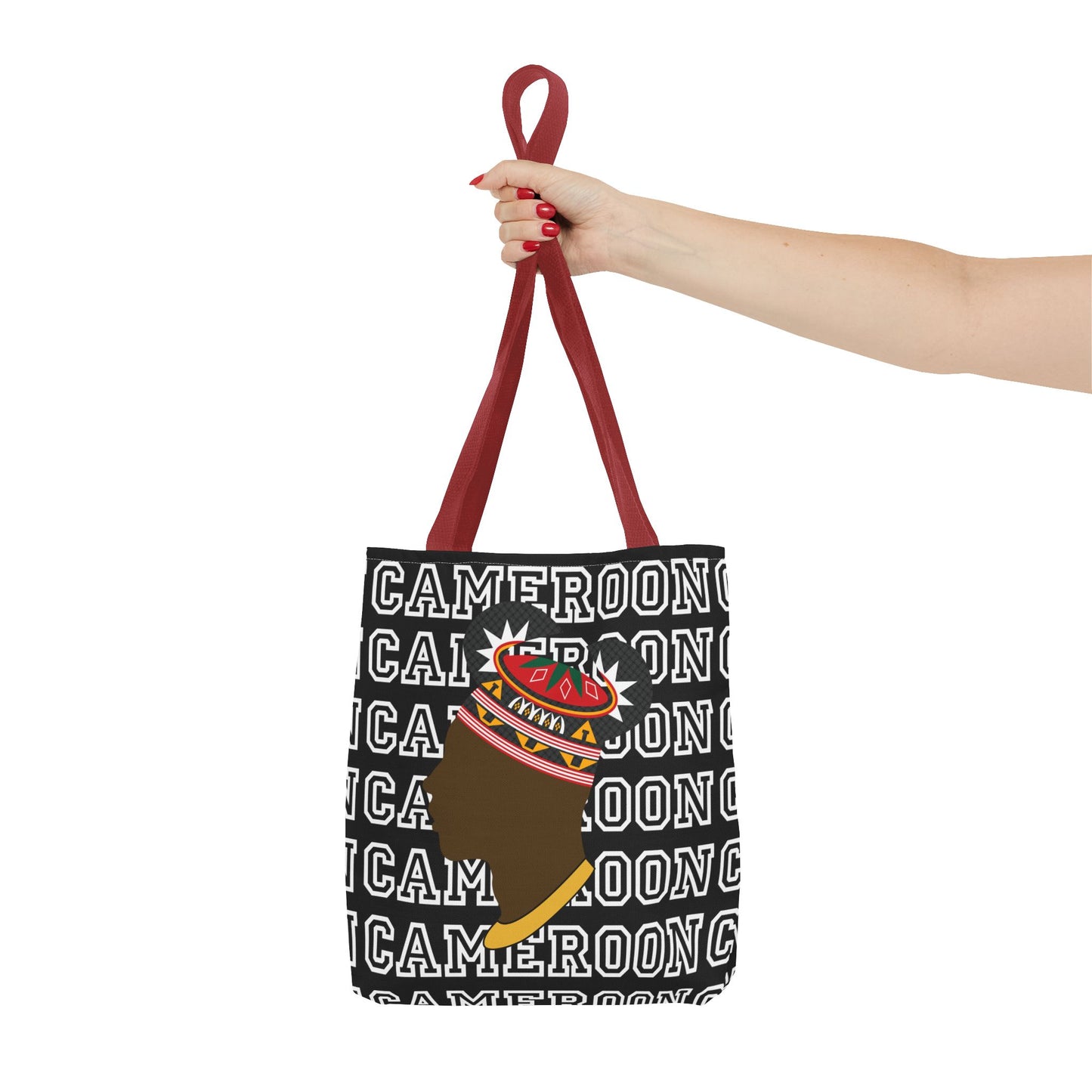 Cameroon Man in Toghu Hat Canvas Tote Bag