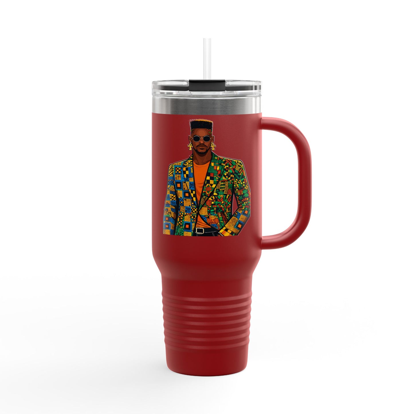 Hustler ever Sleeps Personalized Insulated Travel Mug, 40oz, Stylish Travel Companion, Premium Coffee Mug, Gifts for Him