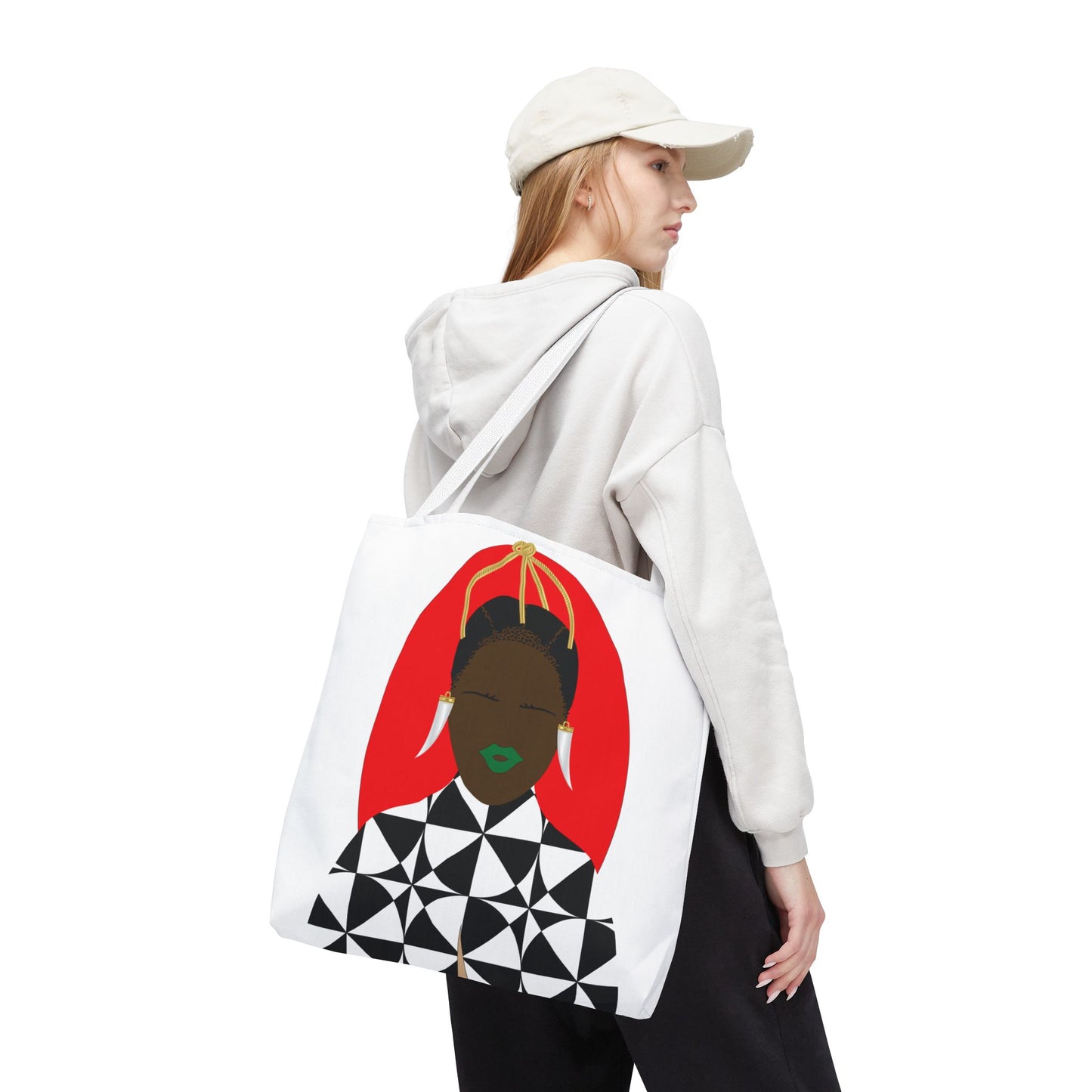 Sunny Babe Canvas Tote bag with Cotton Handles