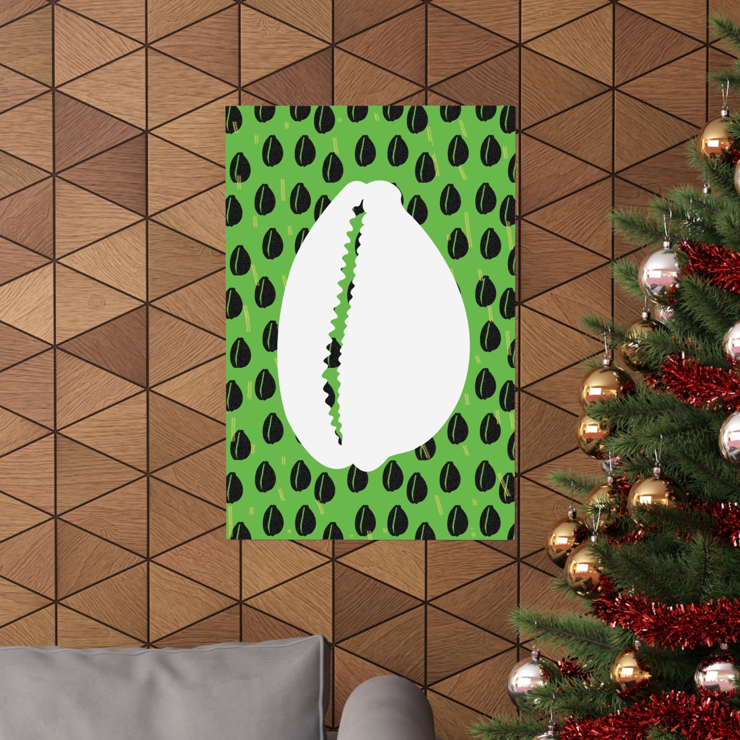 Currency Exchange - Cowries Green Premium Matte Vertical Posters