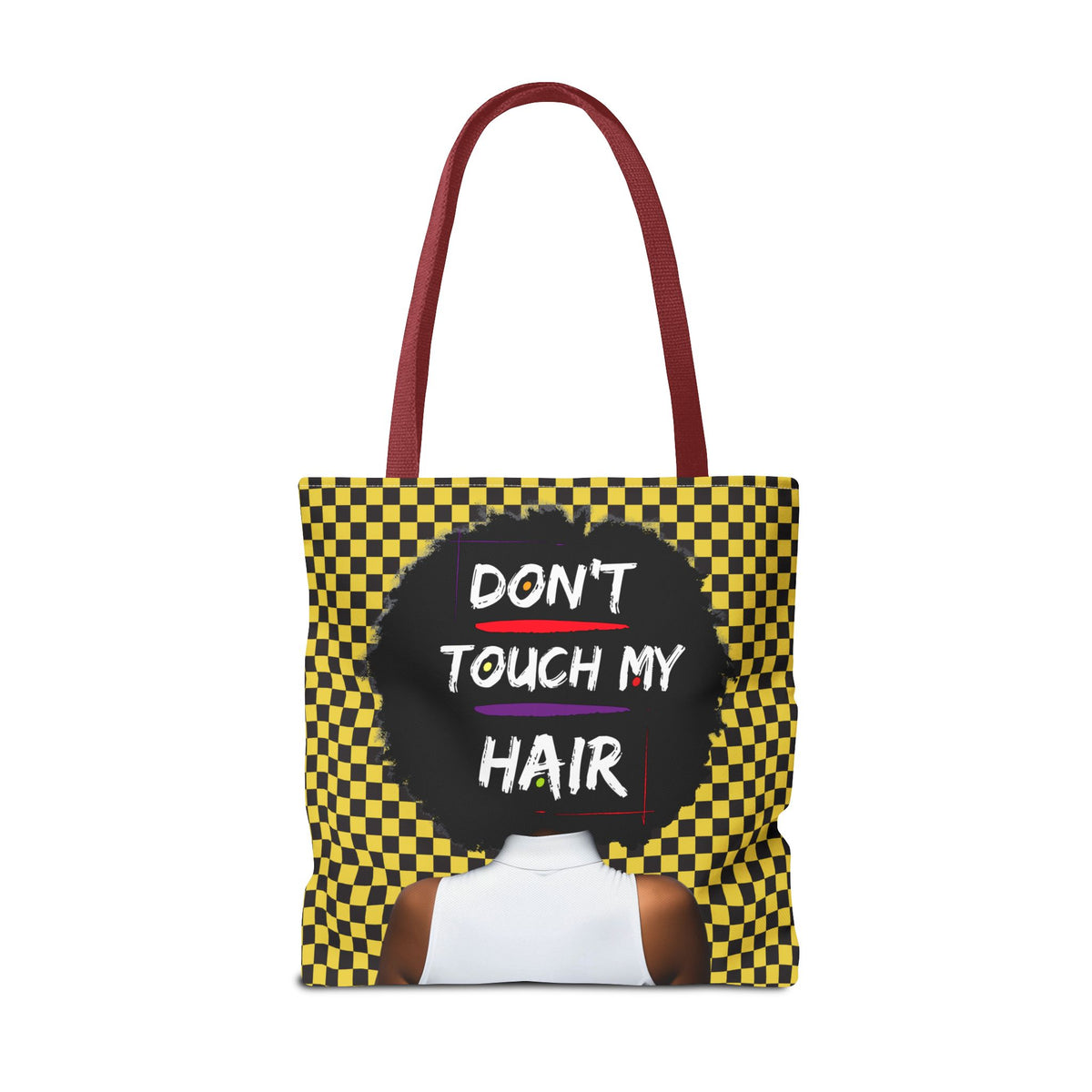 Callipygian Girl and Don't Touch my Hair Two-Sided Tote Bag (AOP)