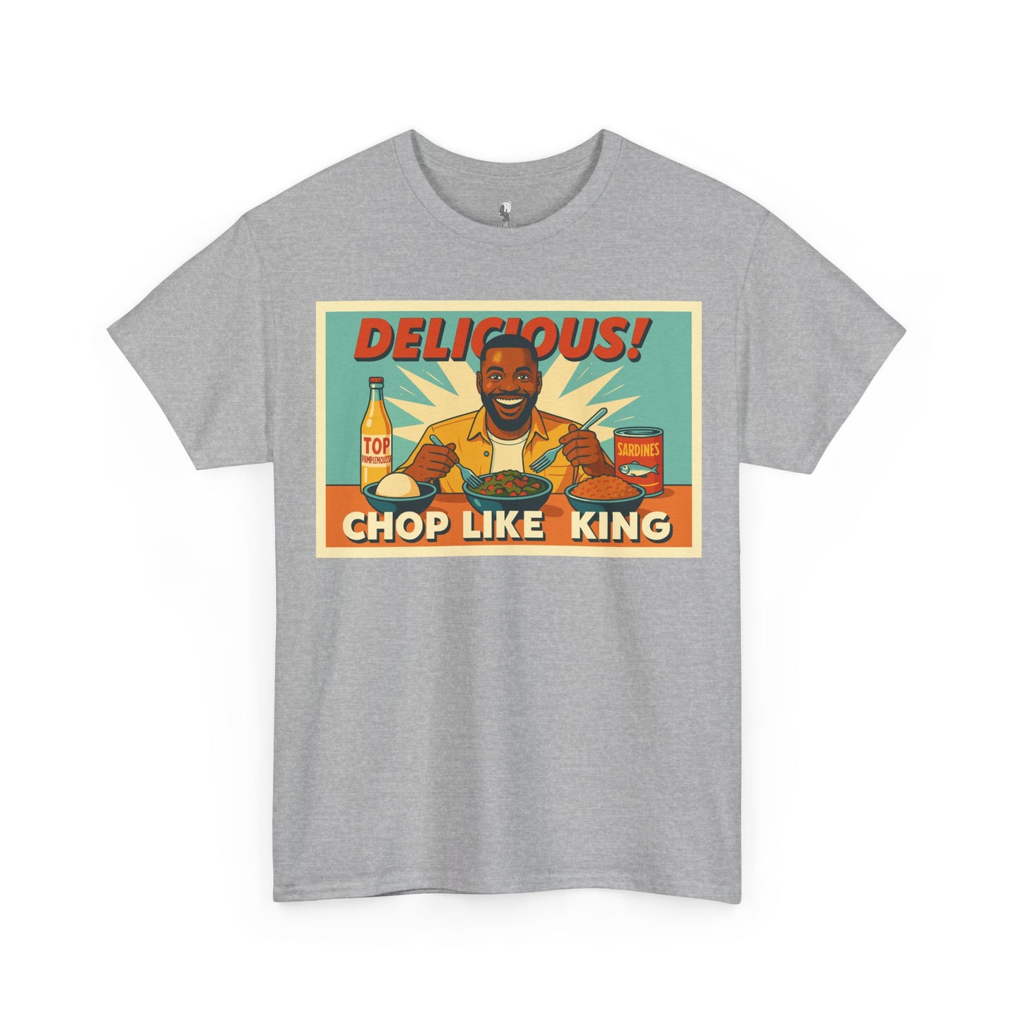 Chop Like King Back to School Tee, Unisex T-Shirt, Gift for Students, Funny School Tee, School Supplies Shirt