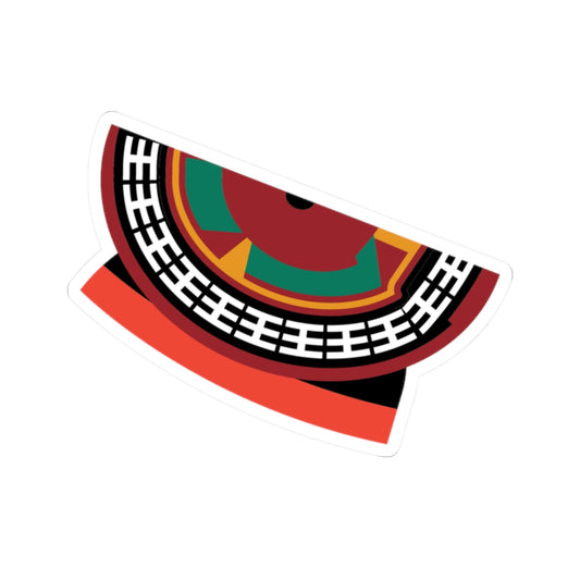 Bam Traditional Hat Kiss-Cut Stickers