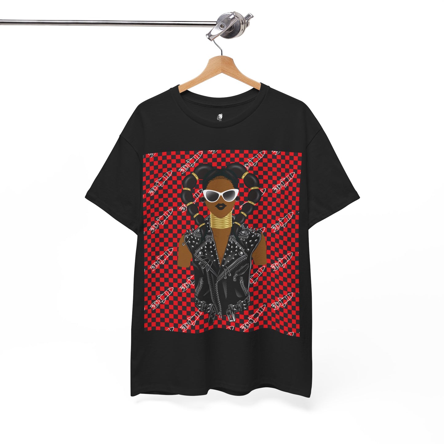 Horn Lady Rockette Unisex Heavy Cotton Tee