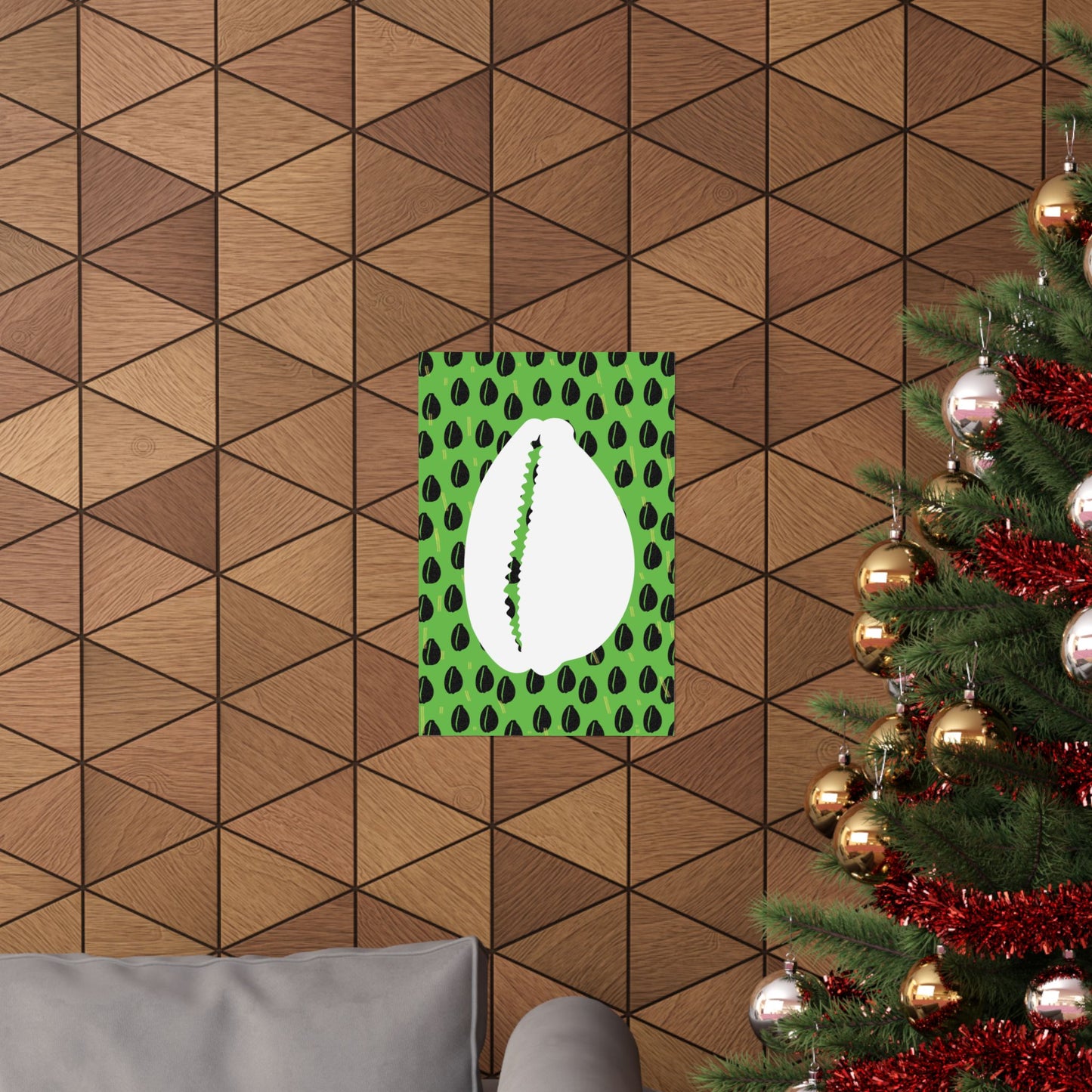 Currency Exchange - Cowries Green Premium Matte Vertical Posters