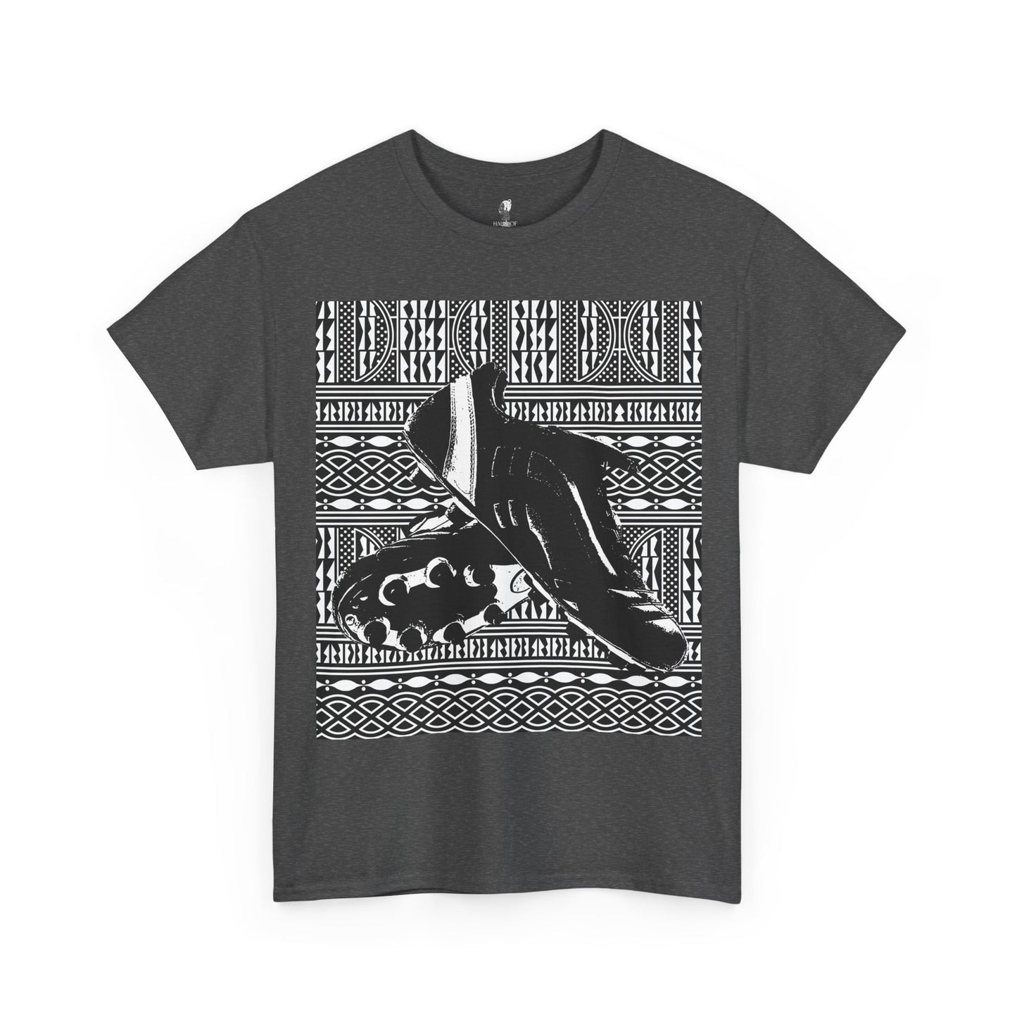 GOAL!! - BW Soccer Shoes on BW Ndop with Back Design Unisex Heavy Cotton Tee