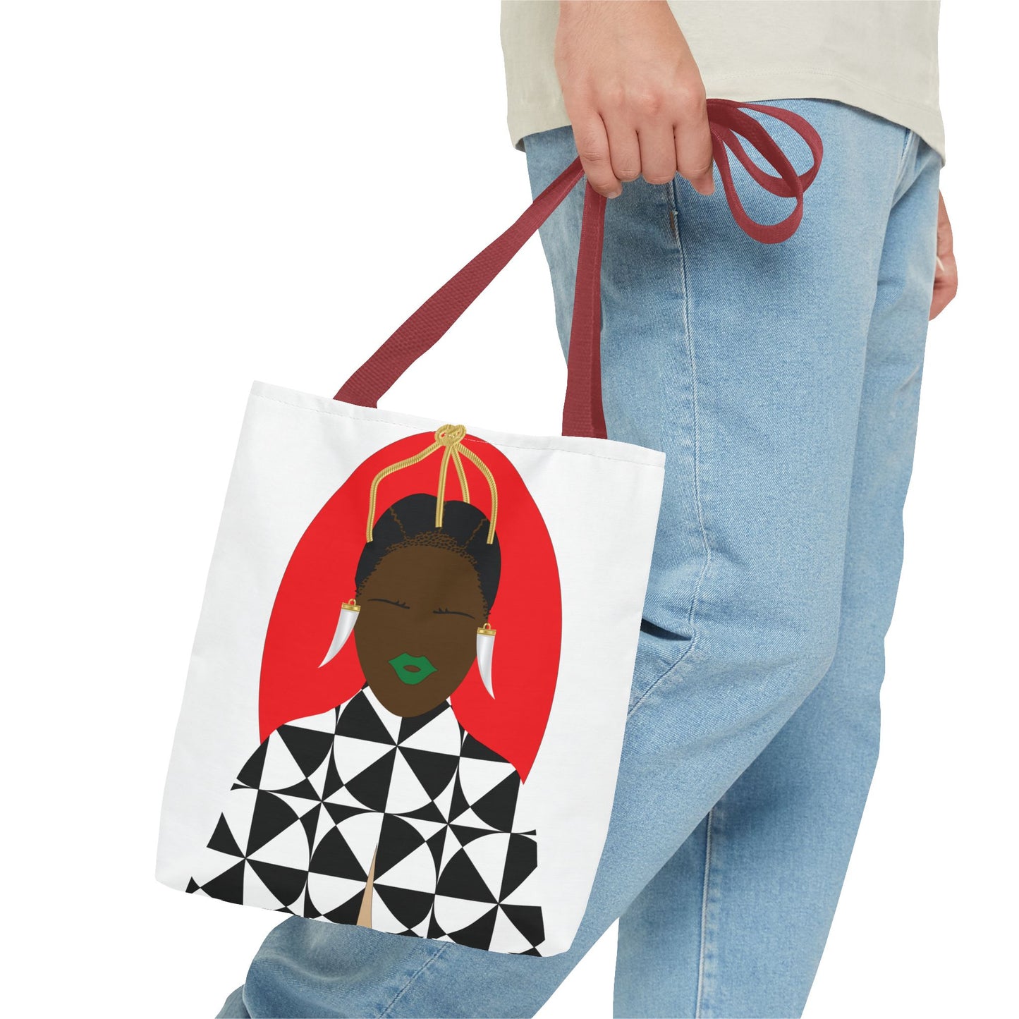 Sunny Babe Canvas Tote bag with Cotton Handles