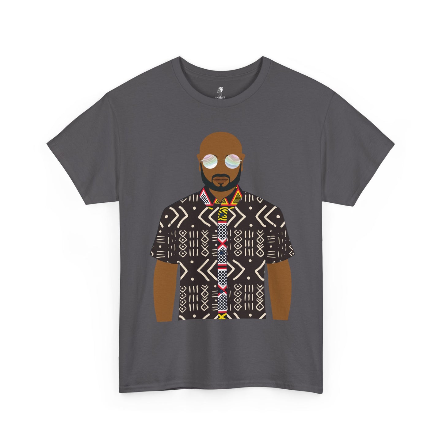 Le Monsieur Mudcloth Unisex Heavy Cotton Tee