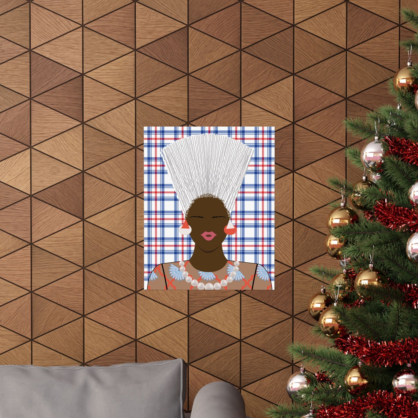 Nef in Brown - Mukuta Bag Premium Matte Vertical Posters