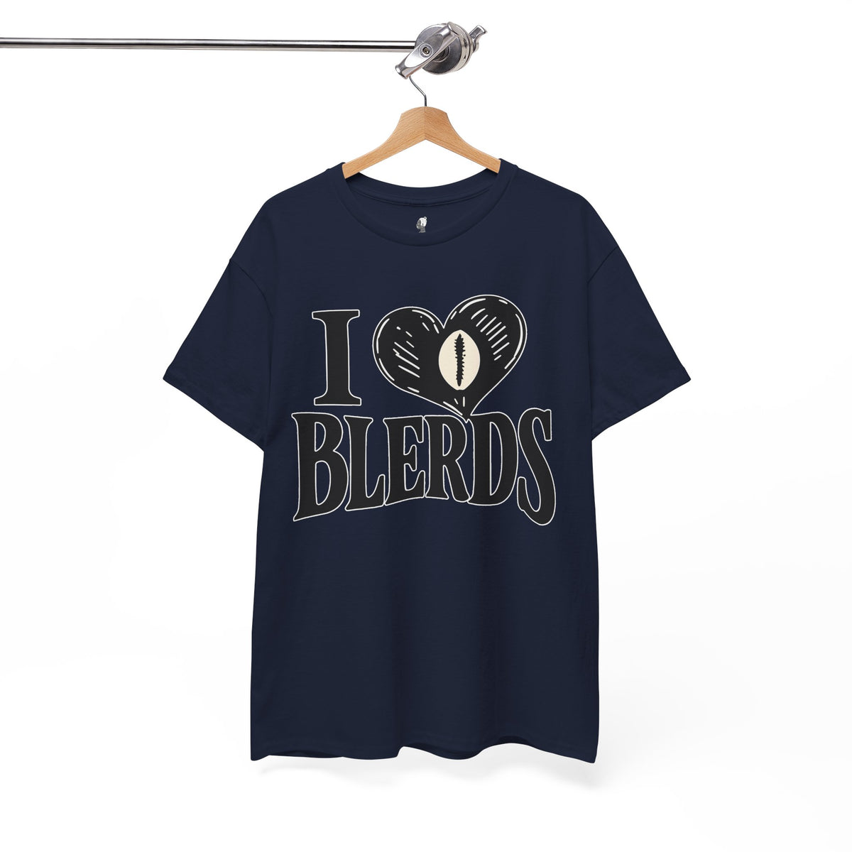 I Heart Blerds Unisex Heavy Cotton T-Shirt | Nerd Pride Tee, Geek Culture