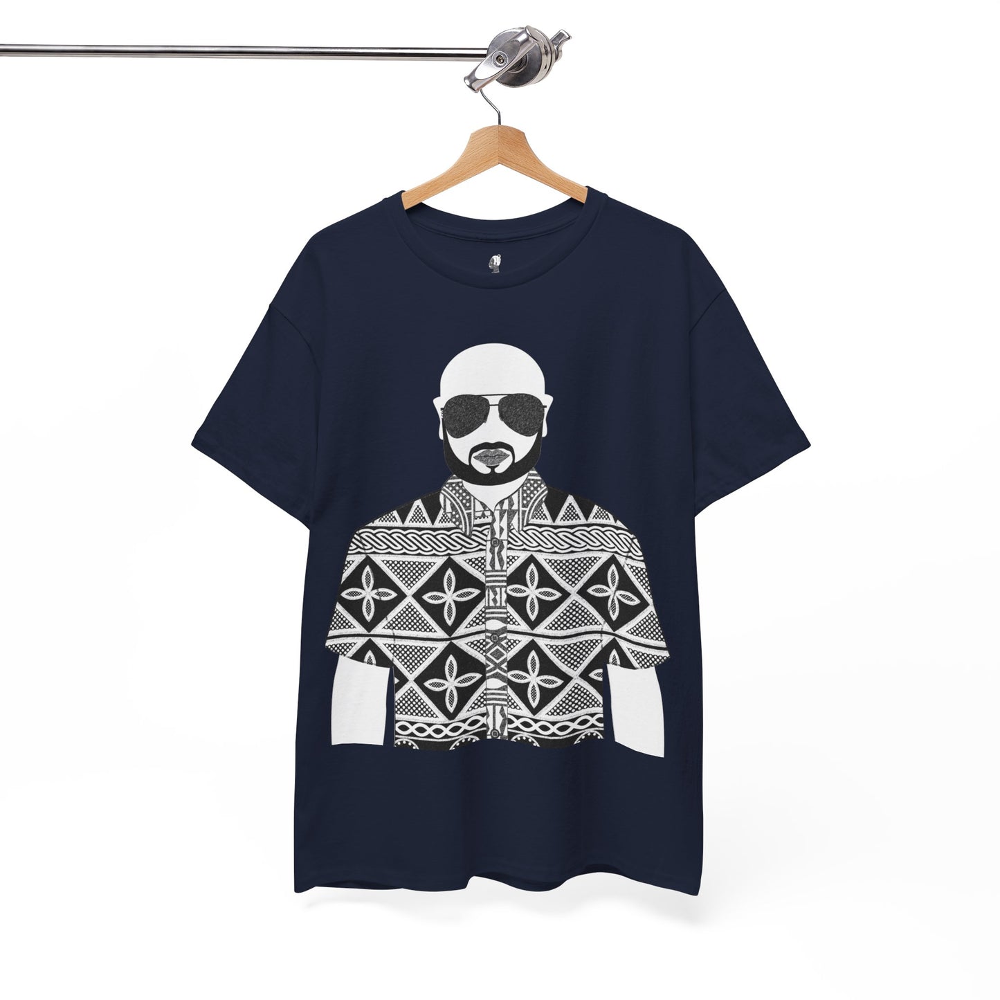 Le Monsieur(BW) in Toghu Unisex Heavy Cotton Tee