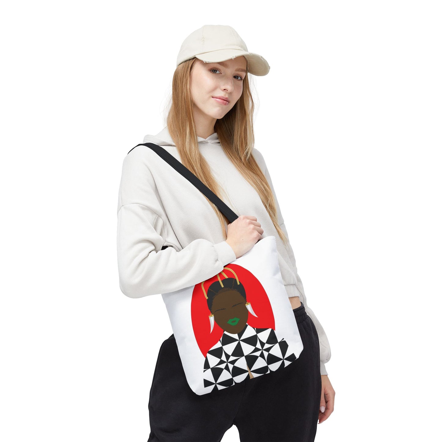 Sunny Babe Canvas Tote bag with Cotton Handles