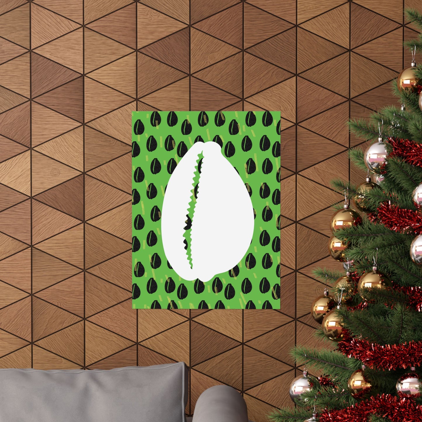 Currency Exchange - Cowries Green Premium Matte Vertical Posters