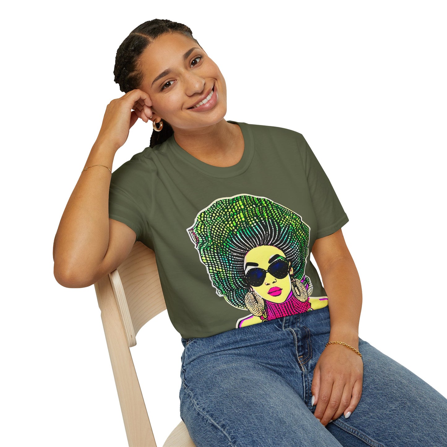 Madame Headtie(Color)  -  Unisex Softstyle T-Shirt