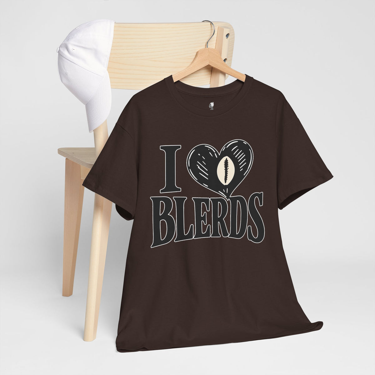 I Heart Blerds Unisex Heavy Cotton T-Shirt | Nerd Pride Tee, Geek Culture